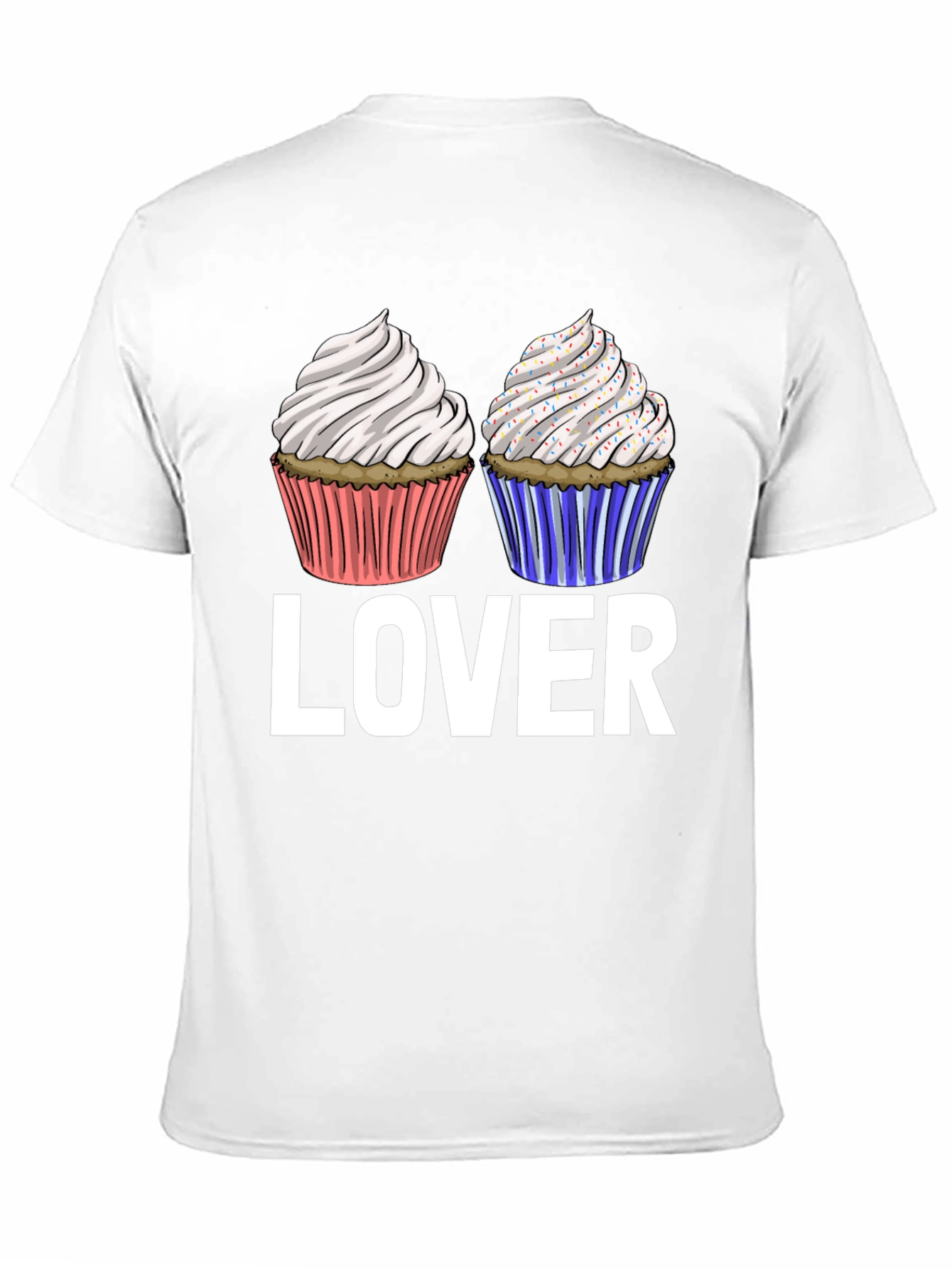 Camiseta Lover de Cupcakes Dulces