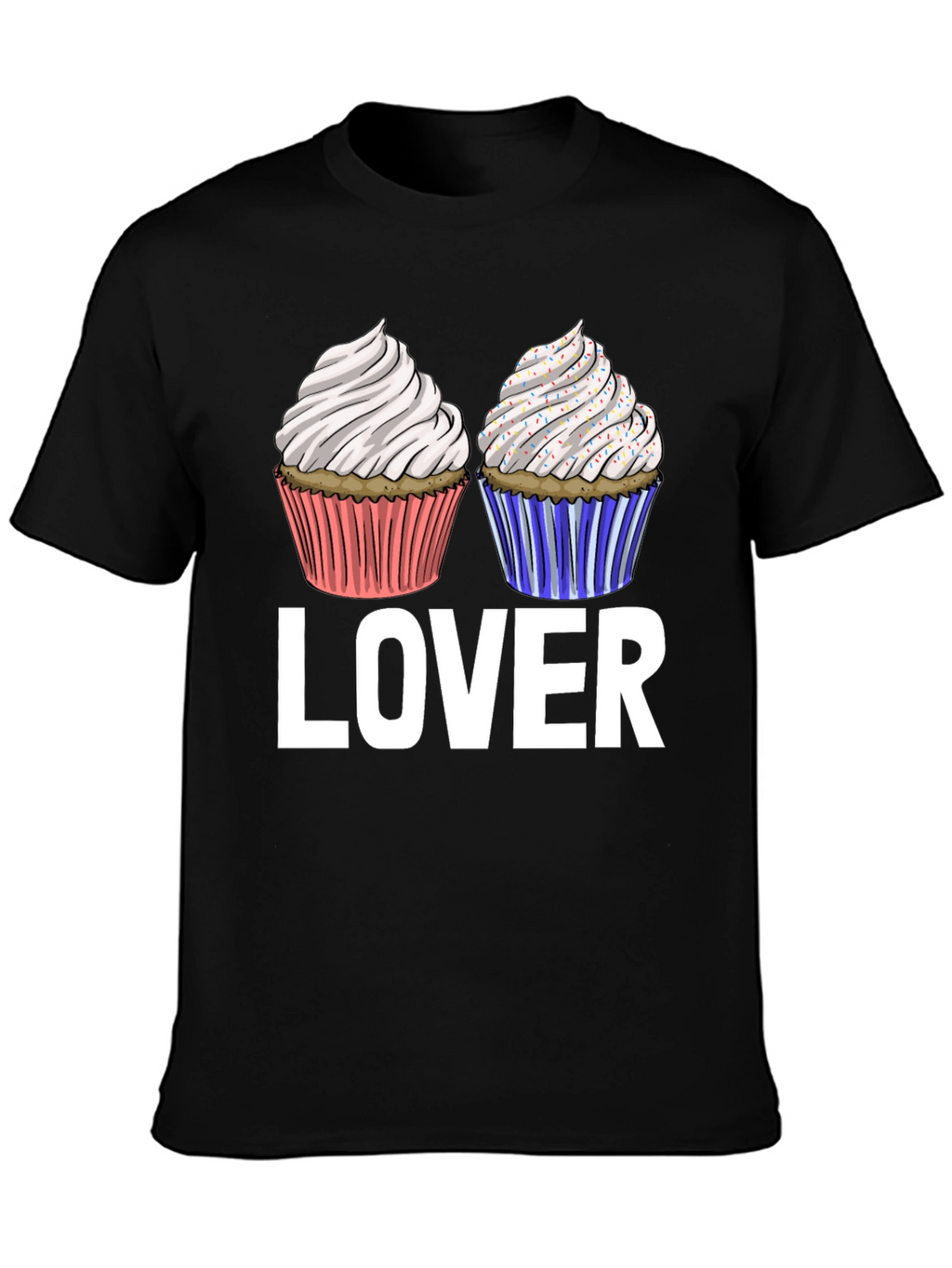 Camiseta Lover de Cupcakes Dulces