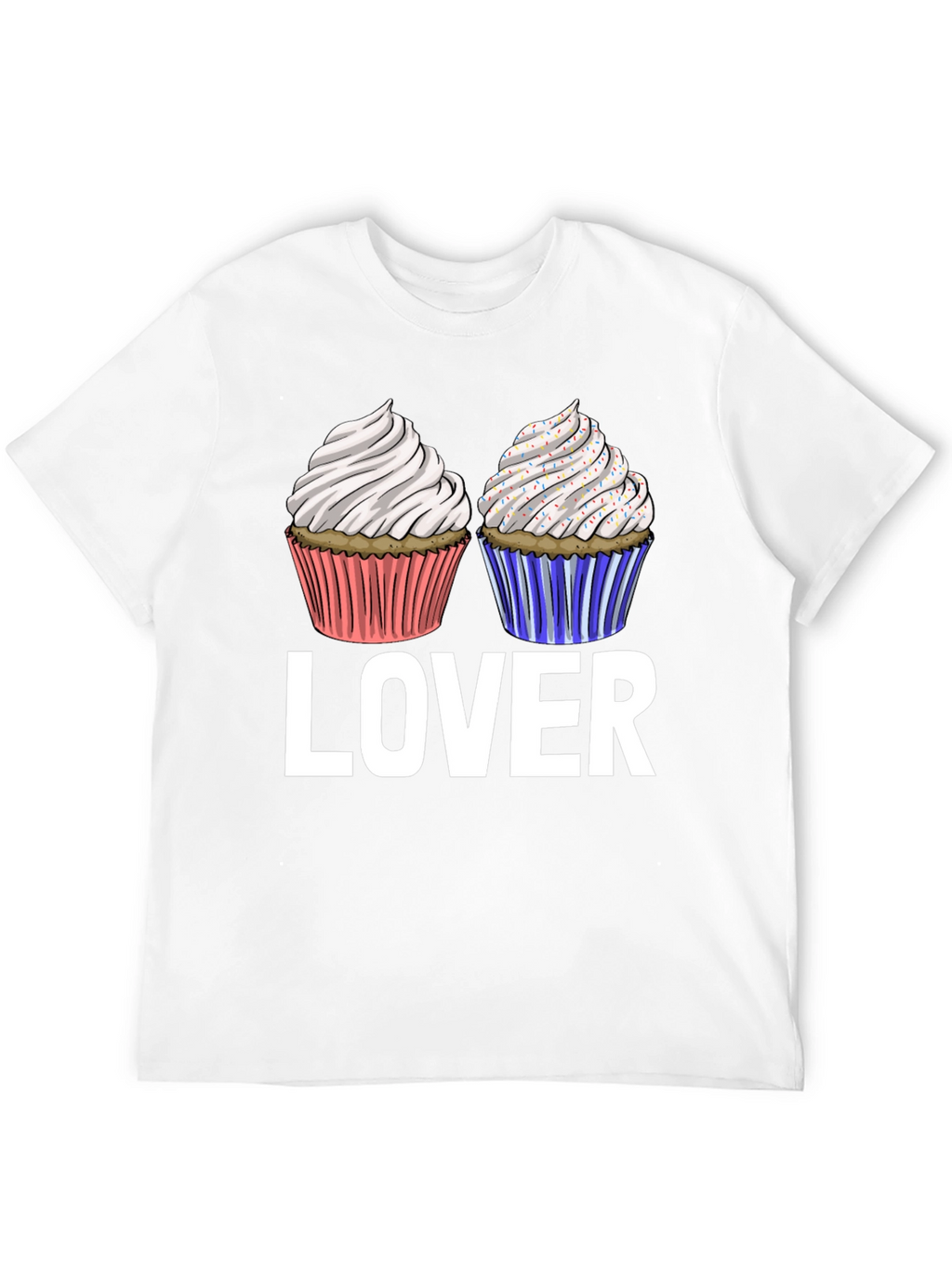 Camiseta Lover de Cupcakes Dulces