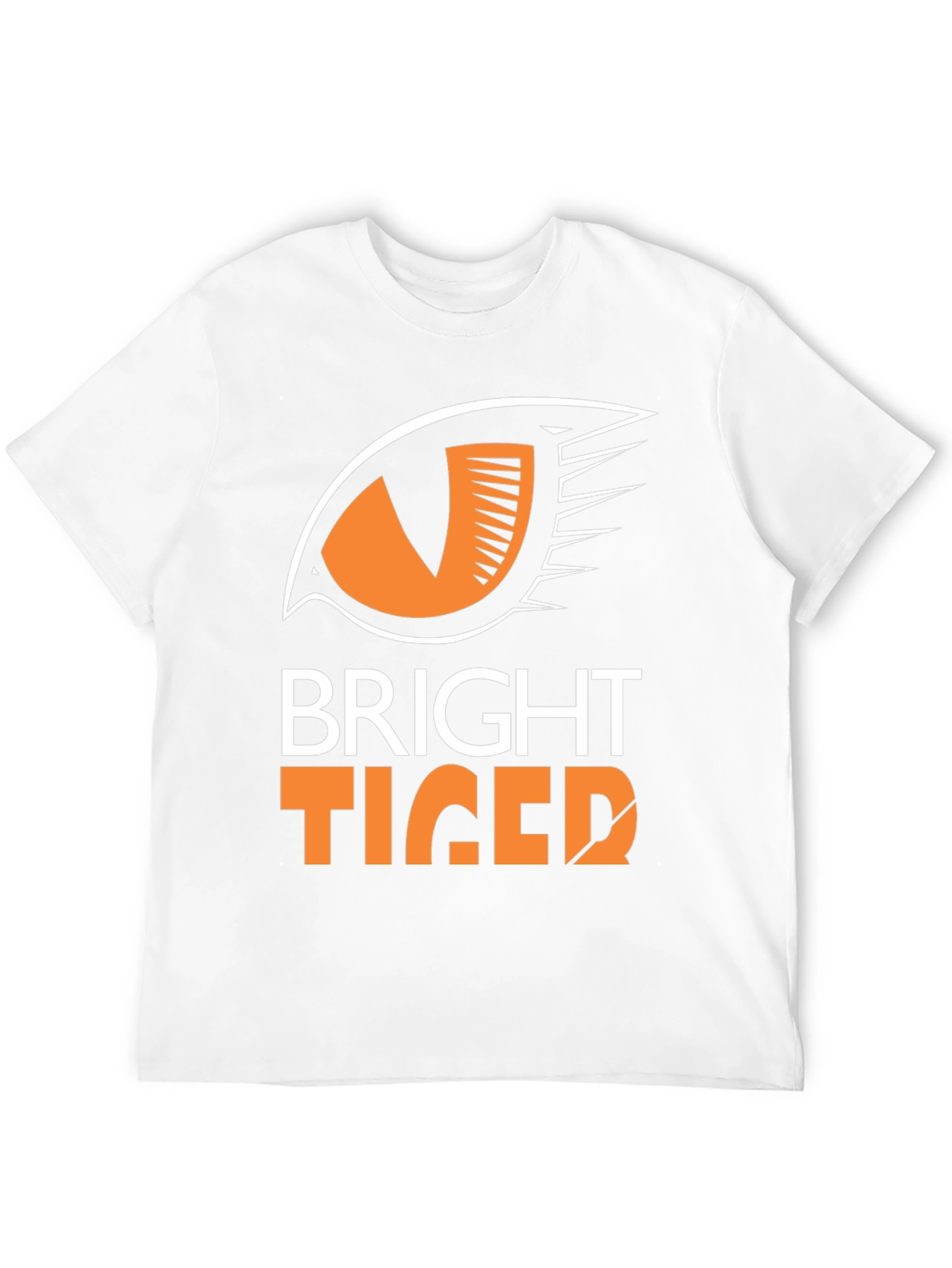 Camiseta Negra Bright Tiger Diseño Ojo de Tigre