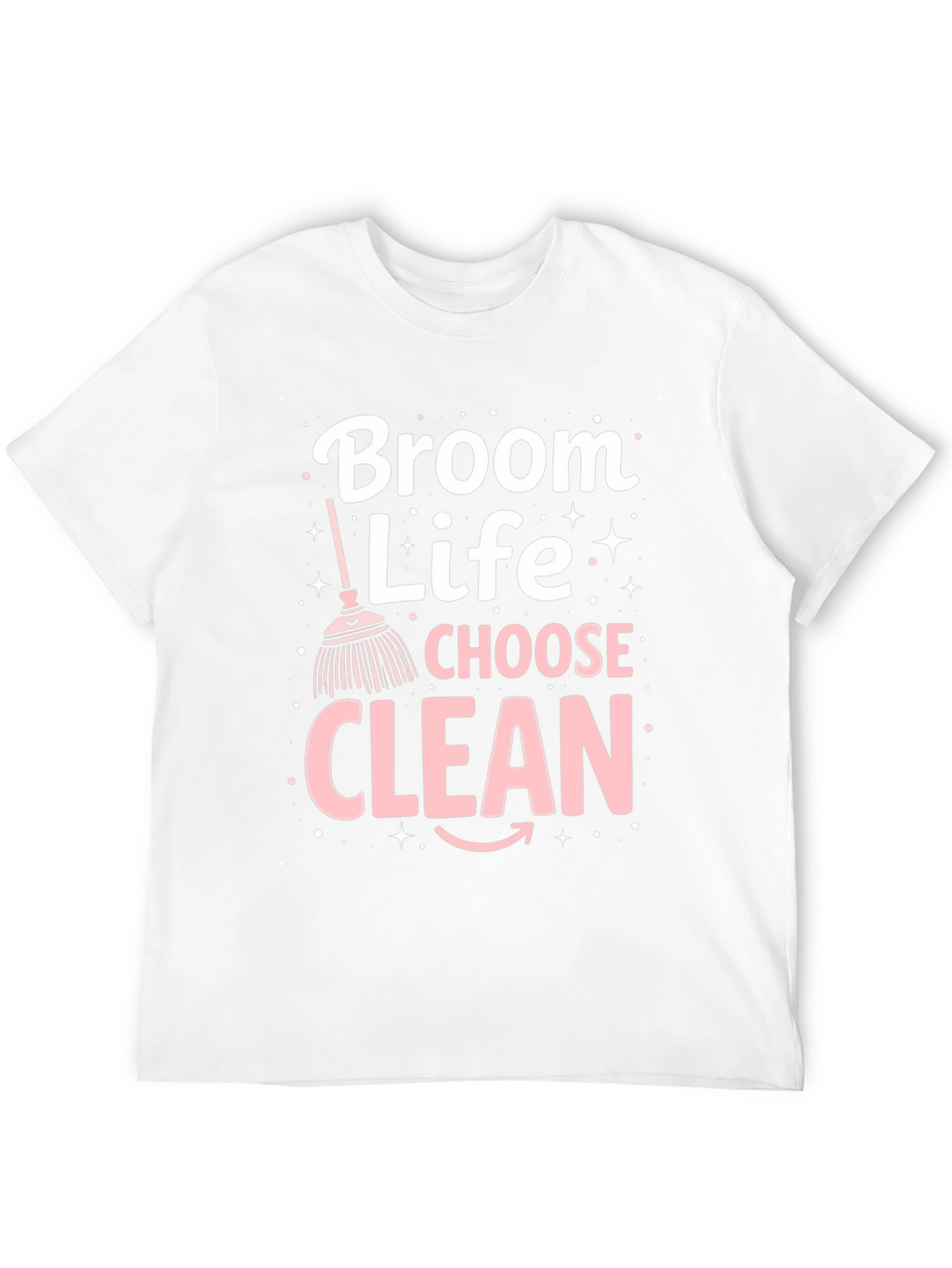 Camiseta Negra Broom Life Choose Clean