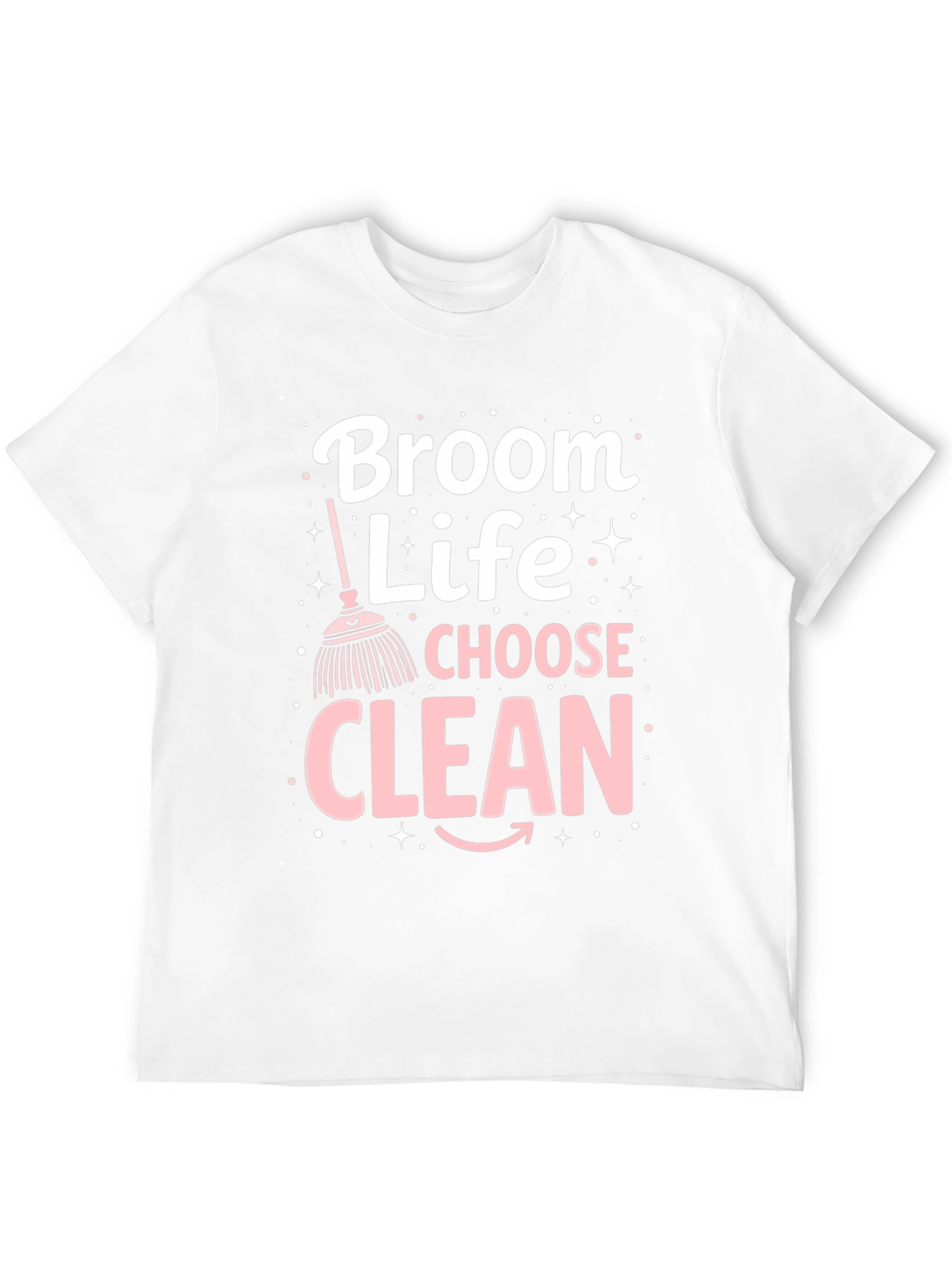 Camiseta Negra Broom Life Choose Clean
