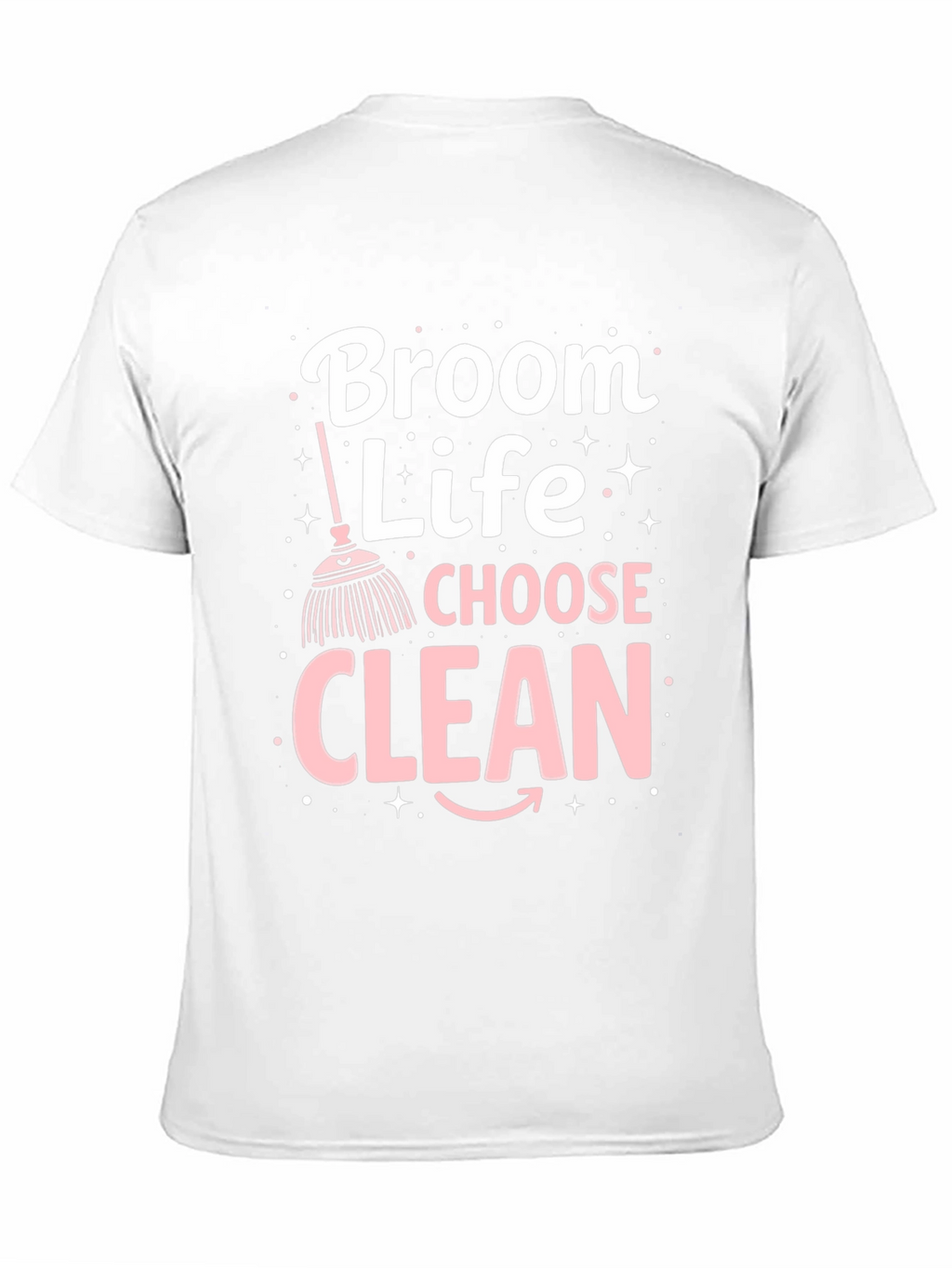 Camiseta Negra Broom Life Choose Clean