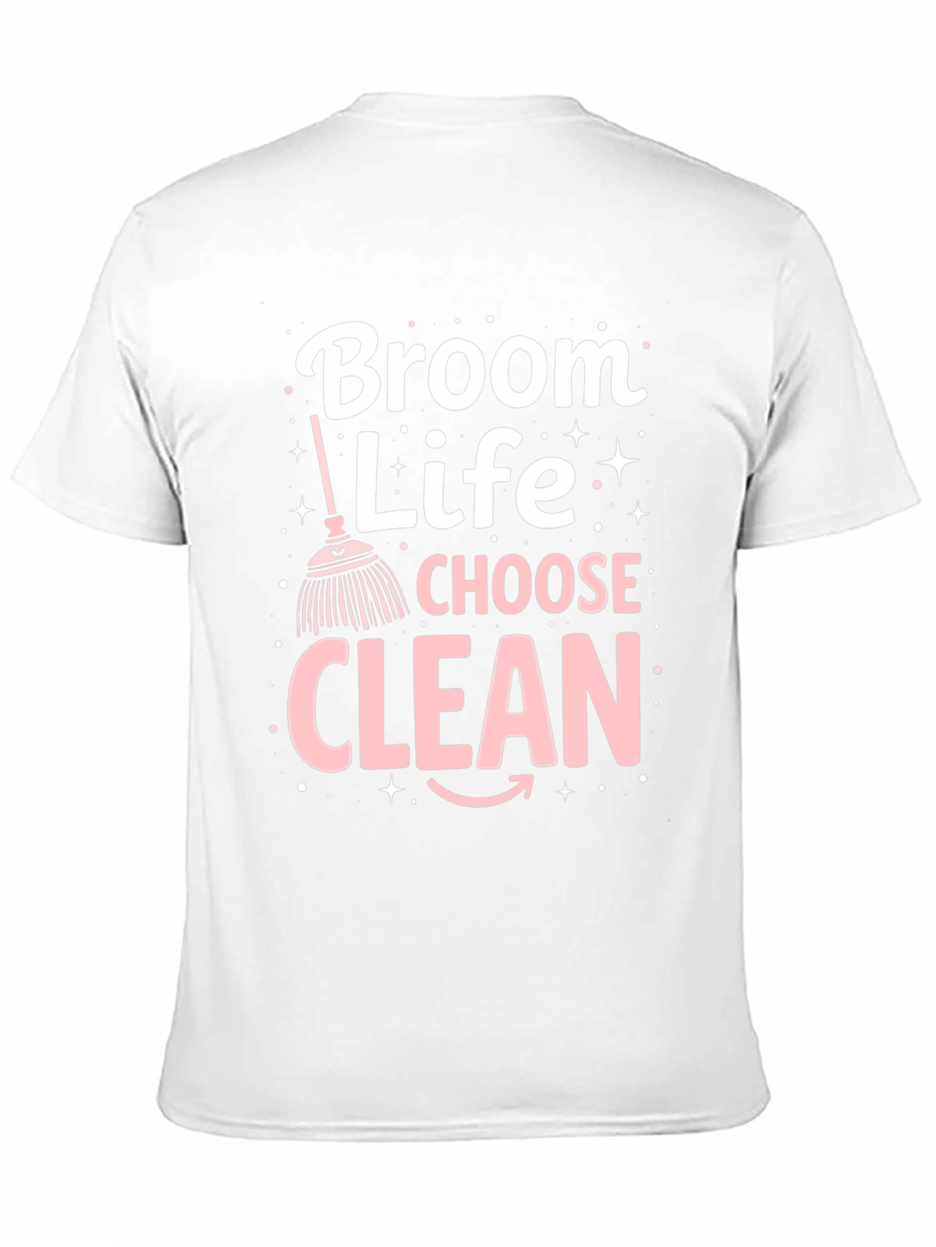 Camiseta Negra Broom Life Choose Clean