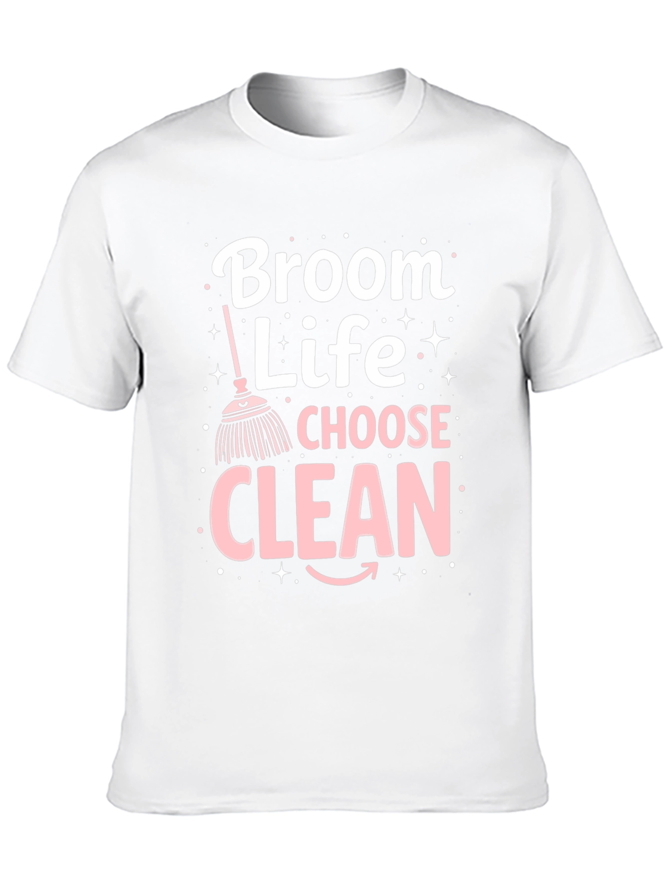 Camiseta Negra Broom Life Choose Clean