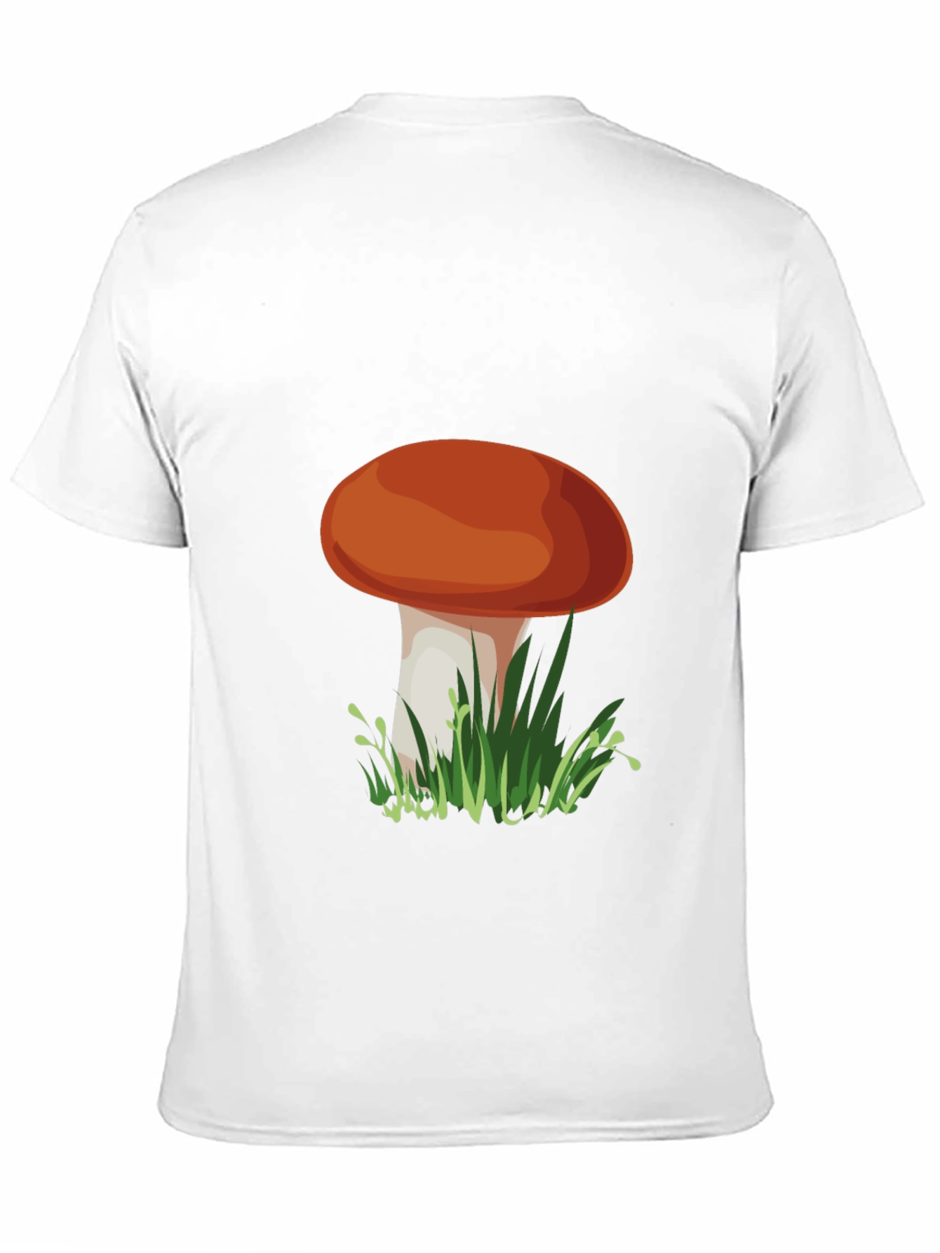 Camiseta Negra con Diseño de Hongo