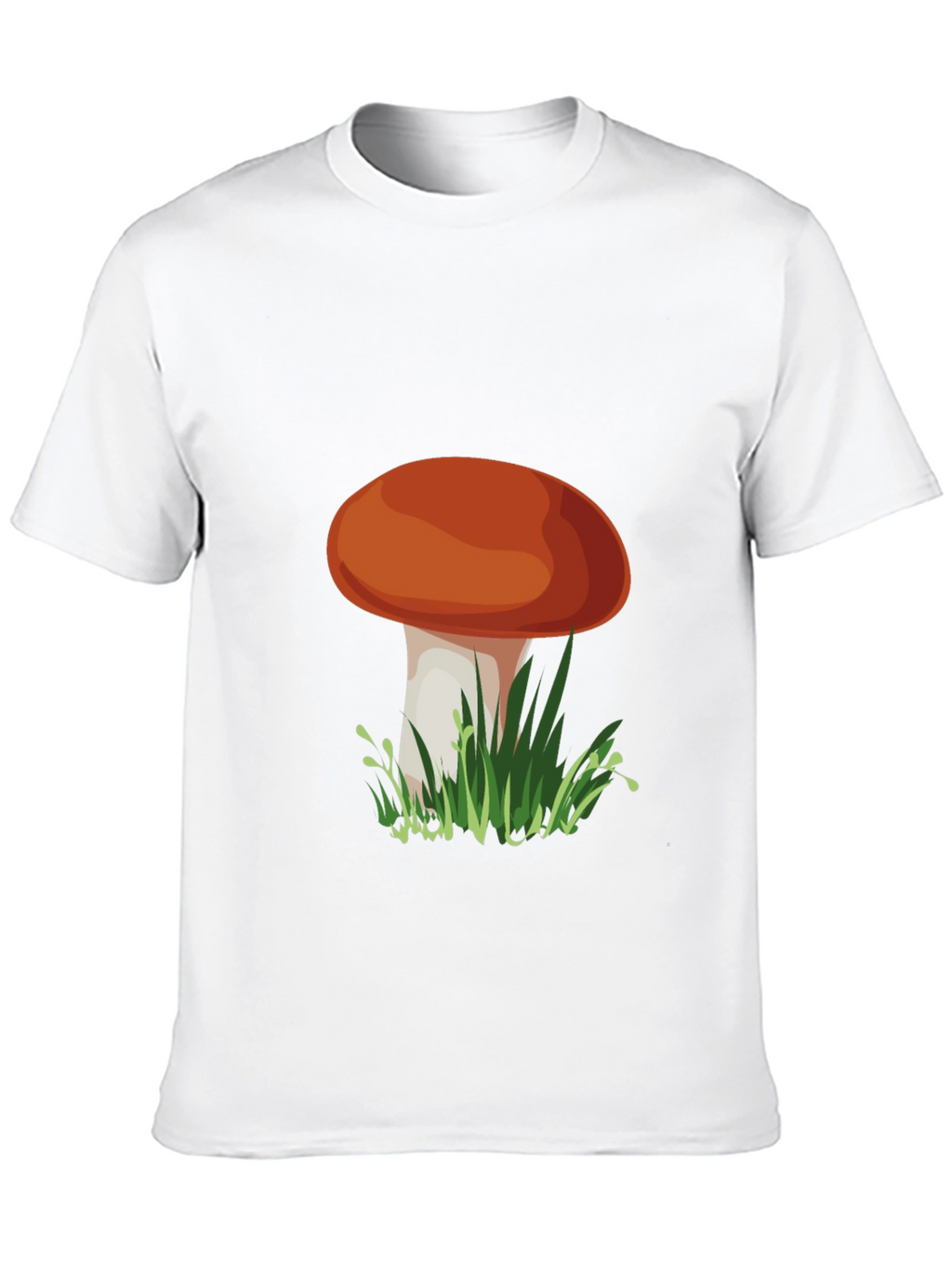 Camiseta Negra con Diseño de Hongo