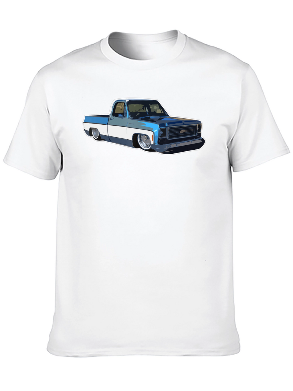 Camiseta Negra con Diseño de Camioneta Clásica