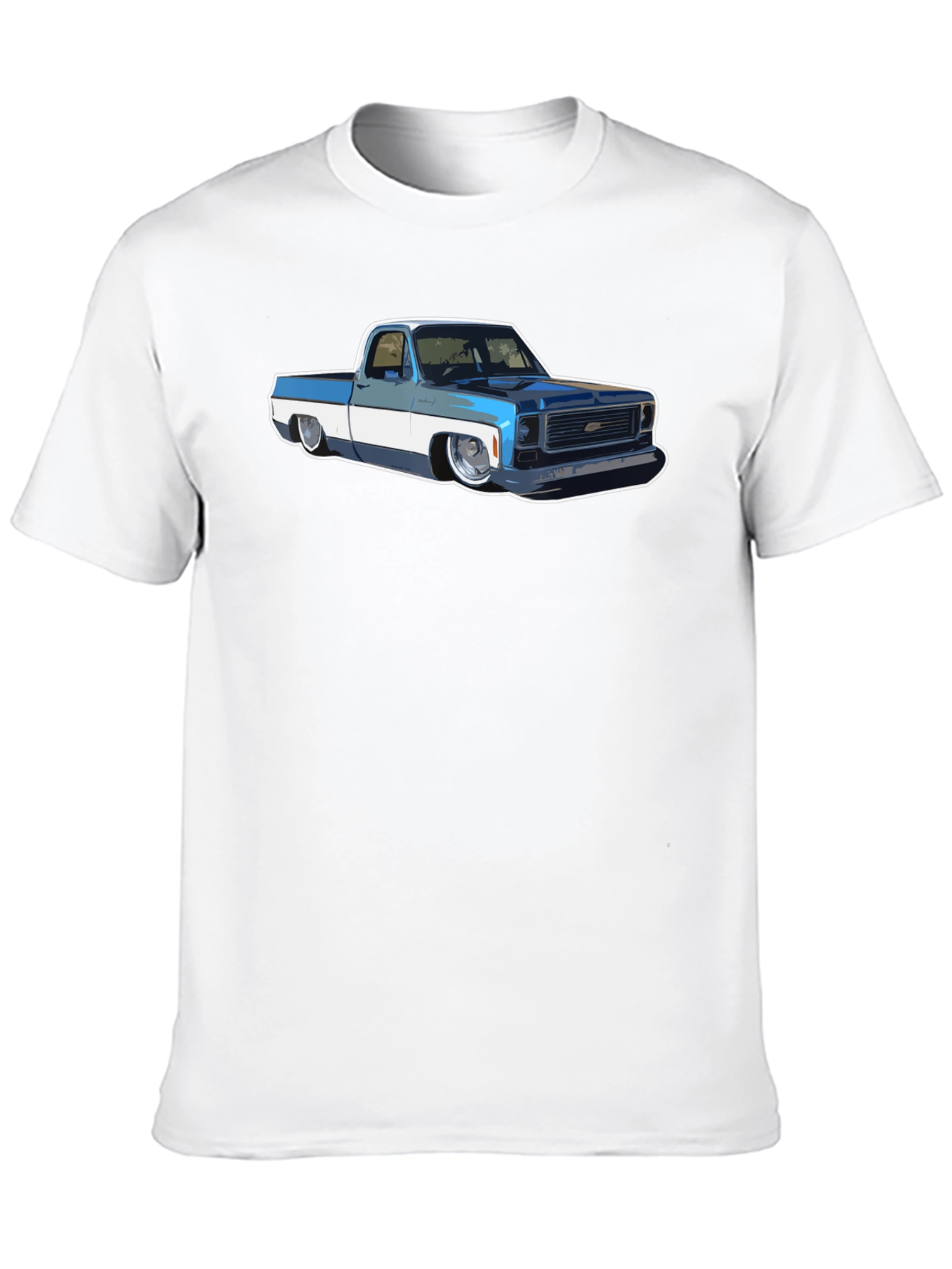 Camiseta Negra con Diseño de Camioneta Clásica