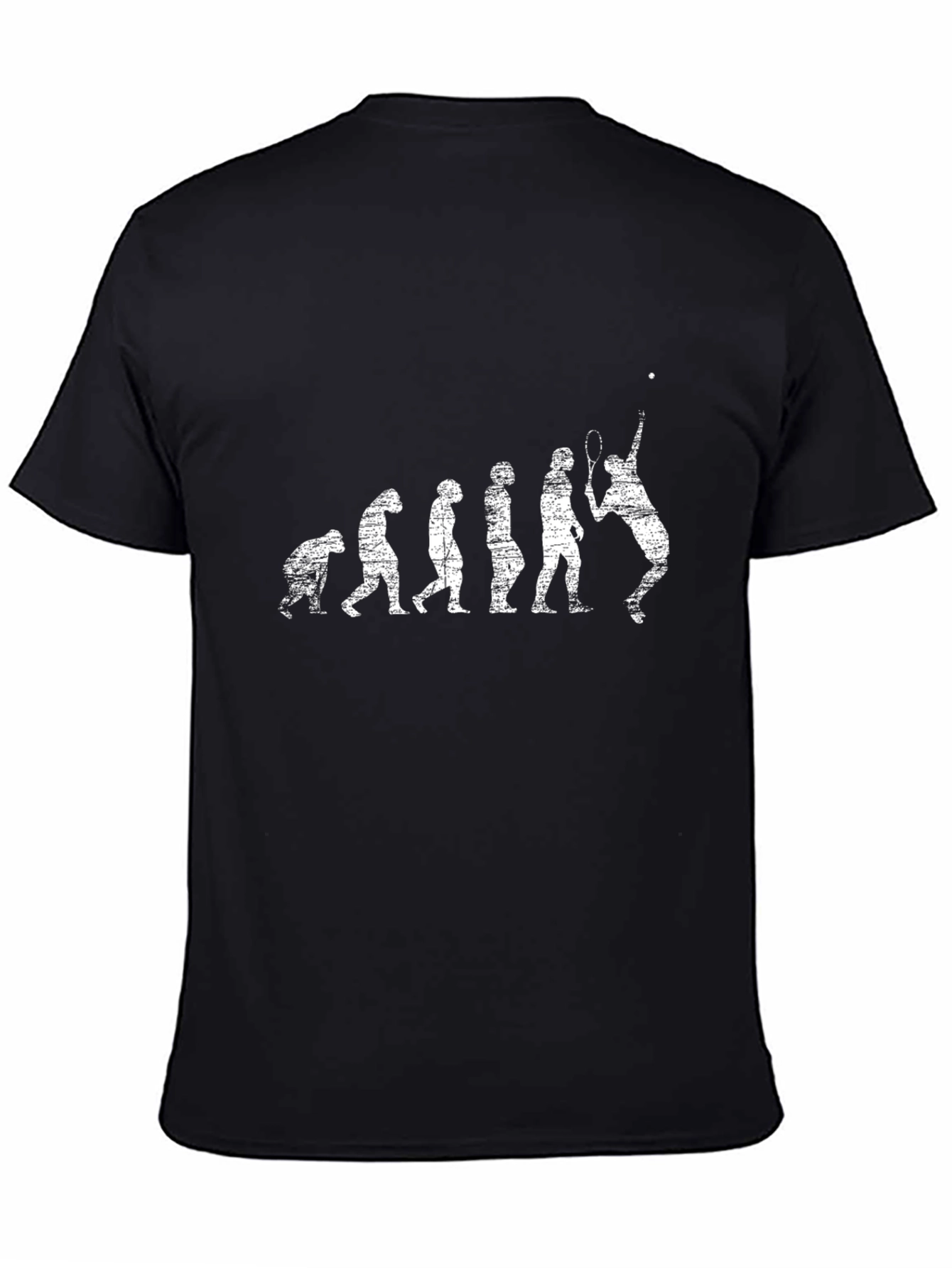Camiseta Hombre Evolución Tenis Algodón
