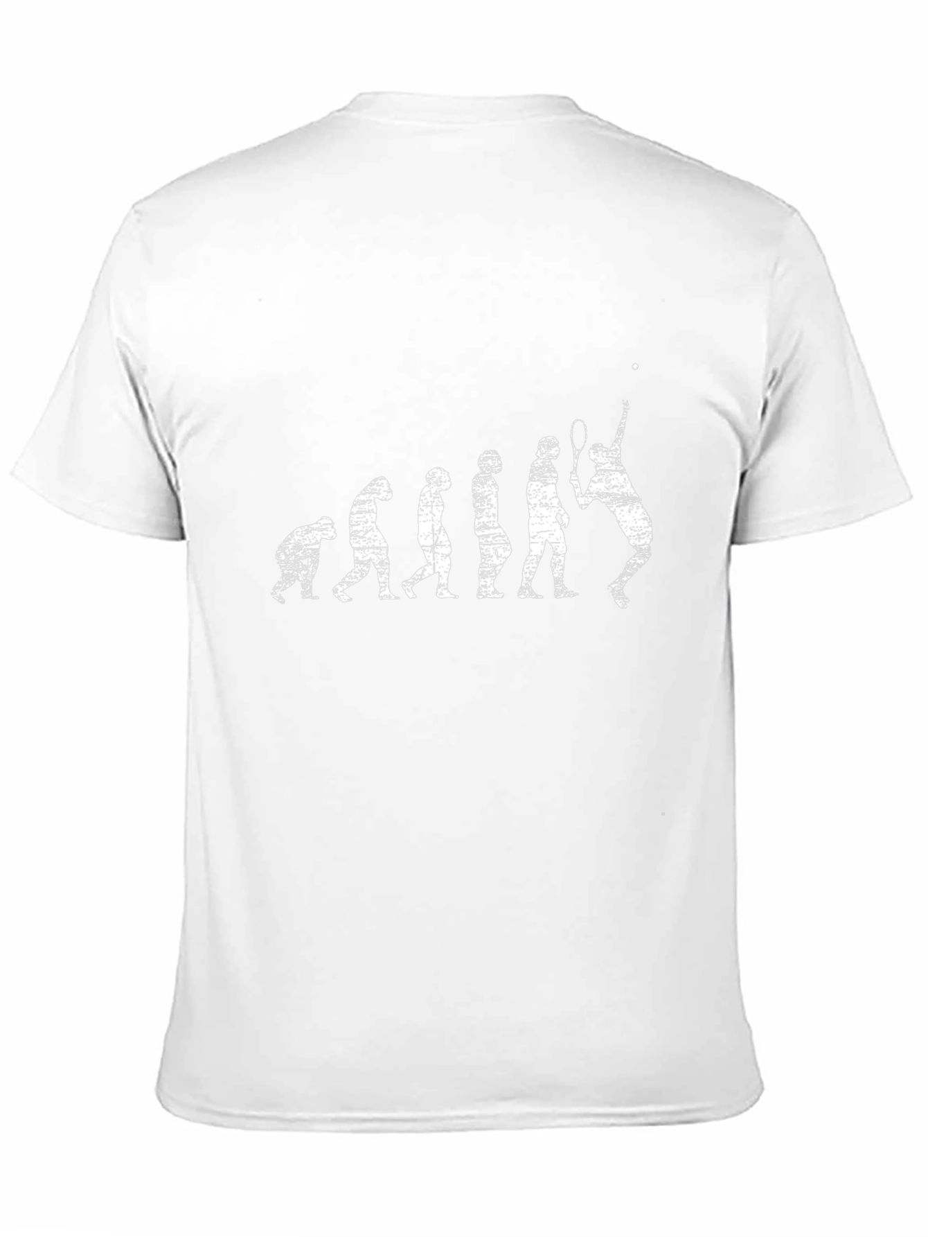 Camiseta Hombre Evolución Tenis Algodón