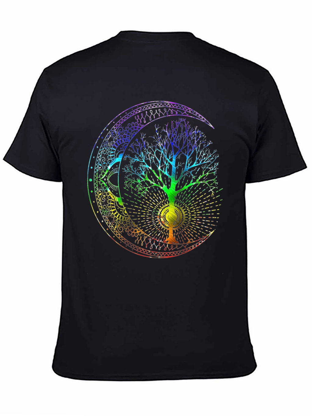 Camiseta Hombre: Árbol de la Vida Lunar