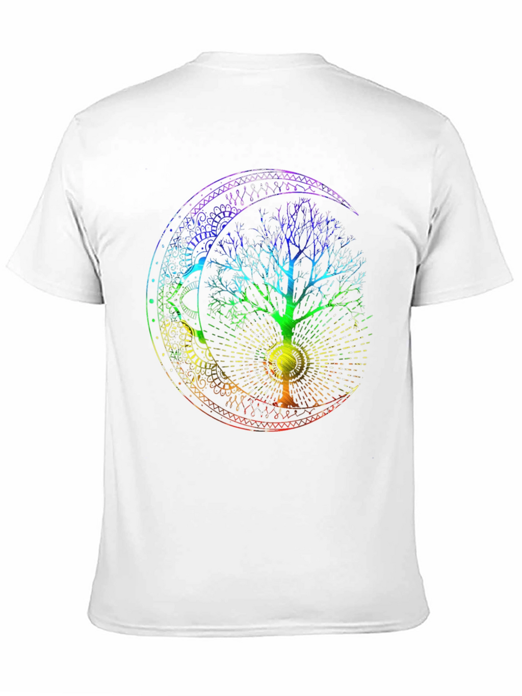 Camiseta Hombre: Árbol de la Vida Lunar