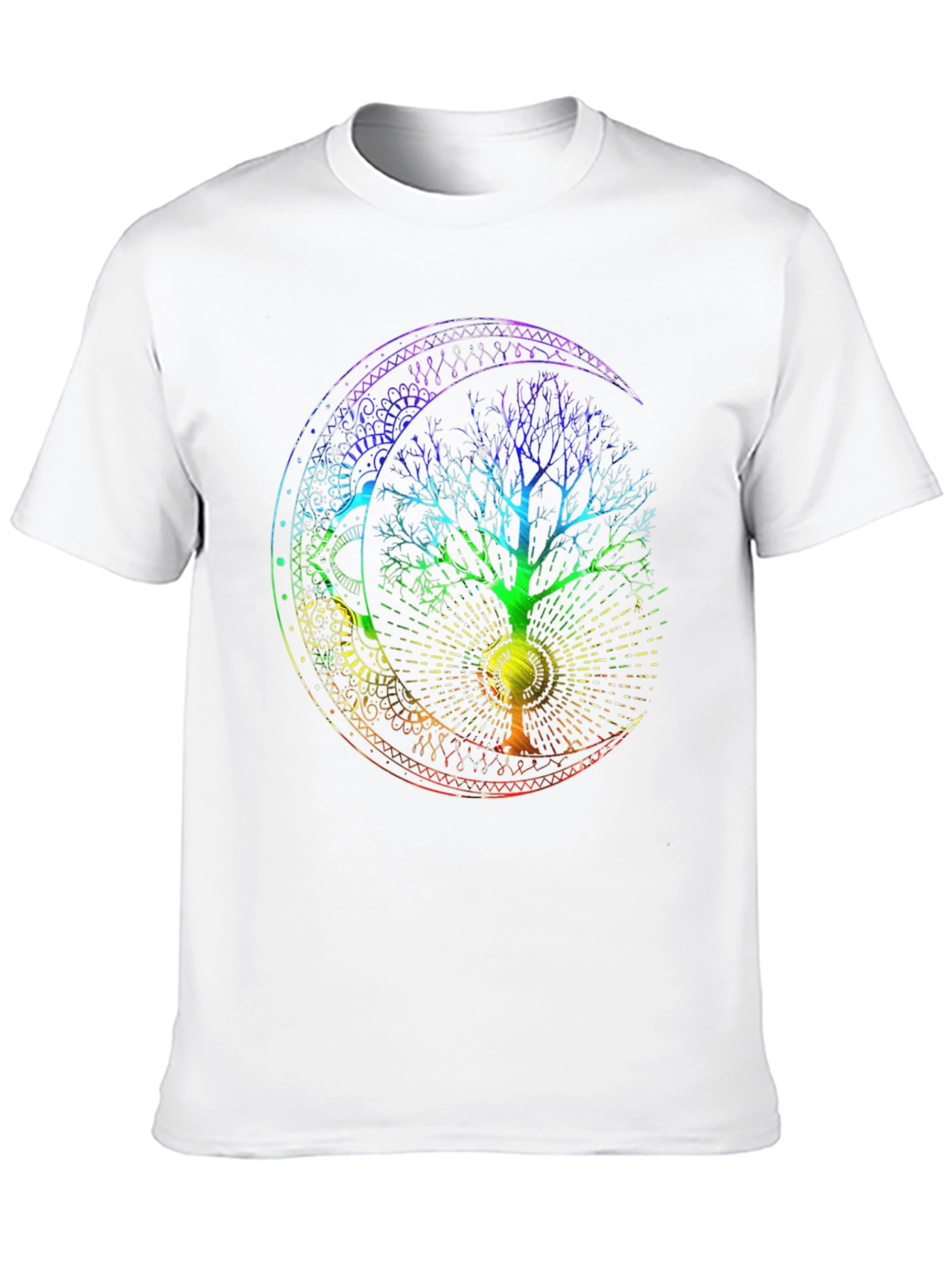 Camiseta Hombre: Árbol de la Vida Lunar