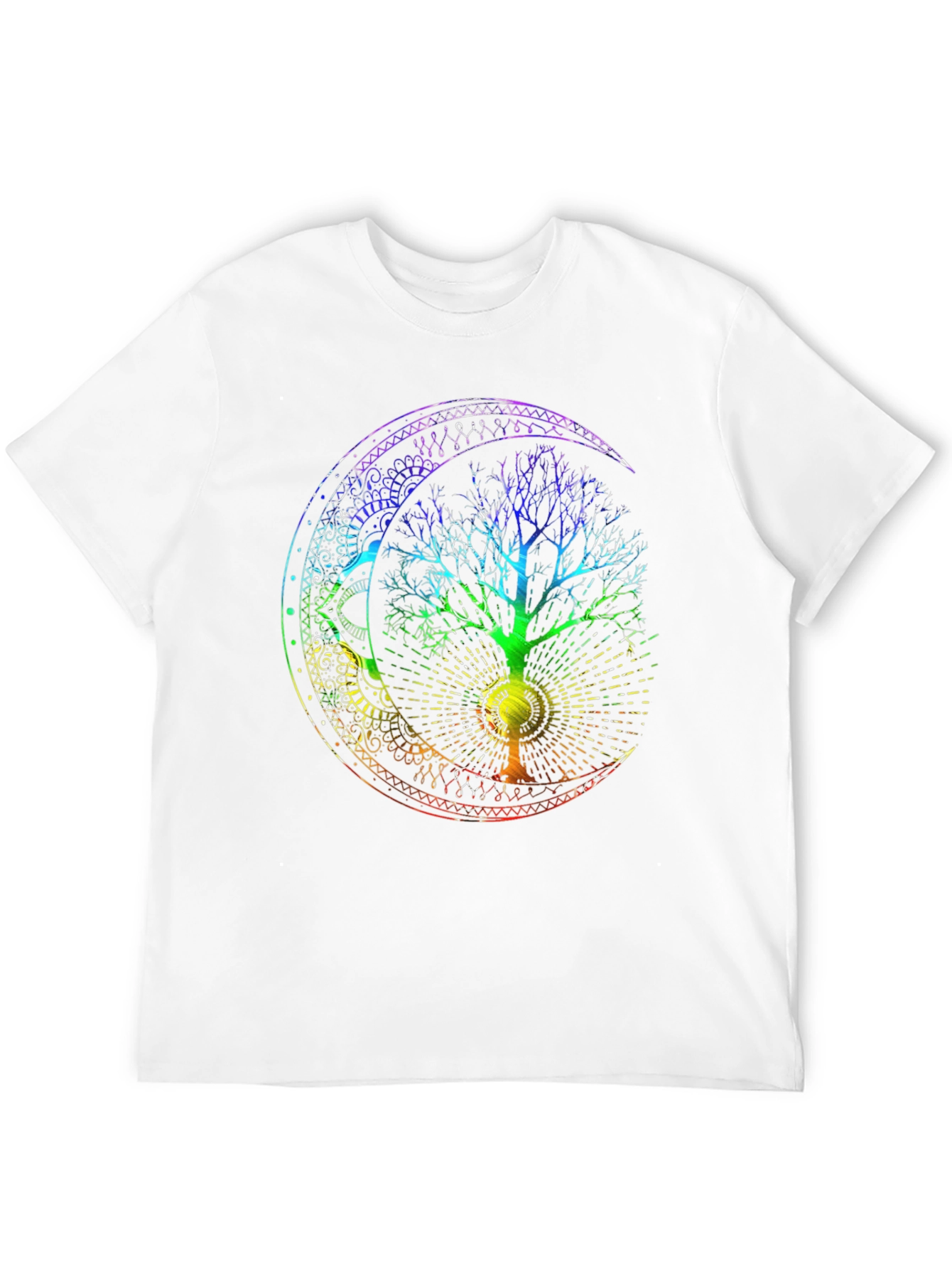 Camiseta Hombre: Árbol de la Vida Lunar
