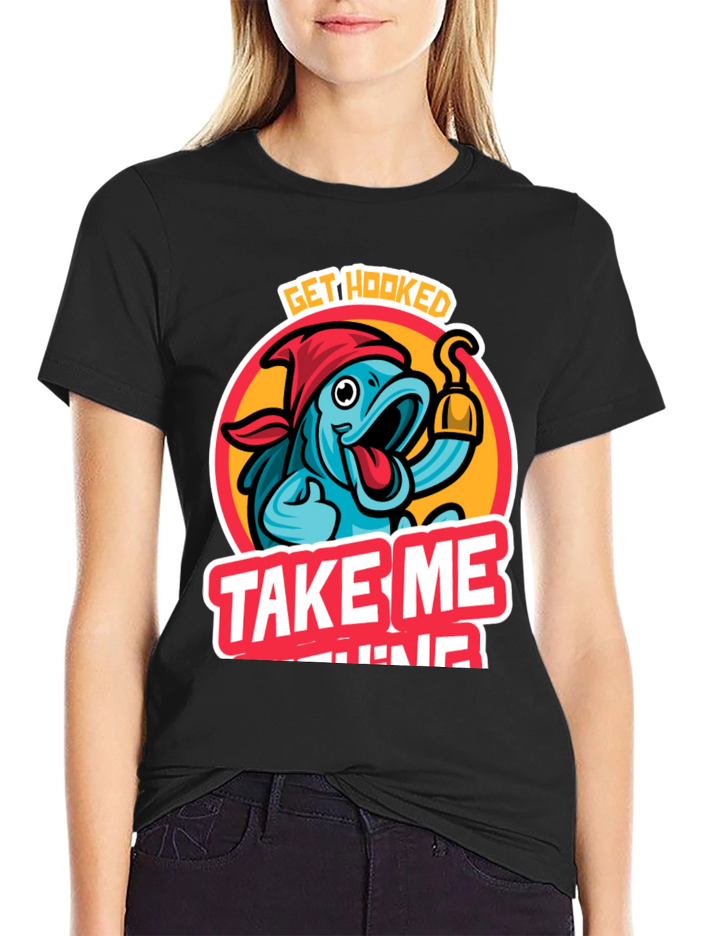 Camiseta Hombre Llévame a Pescar