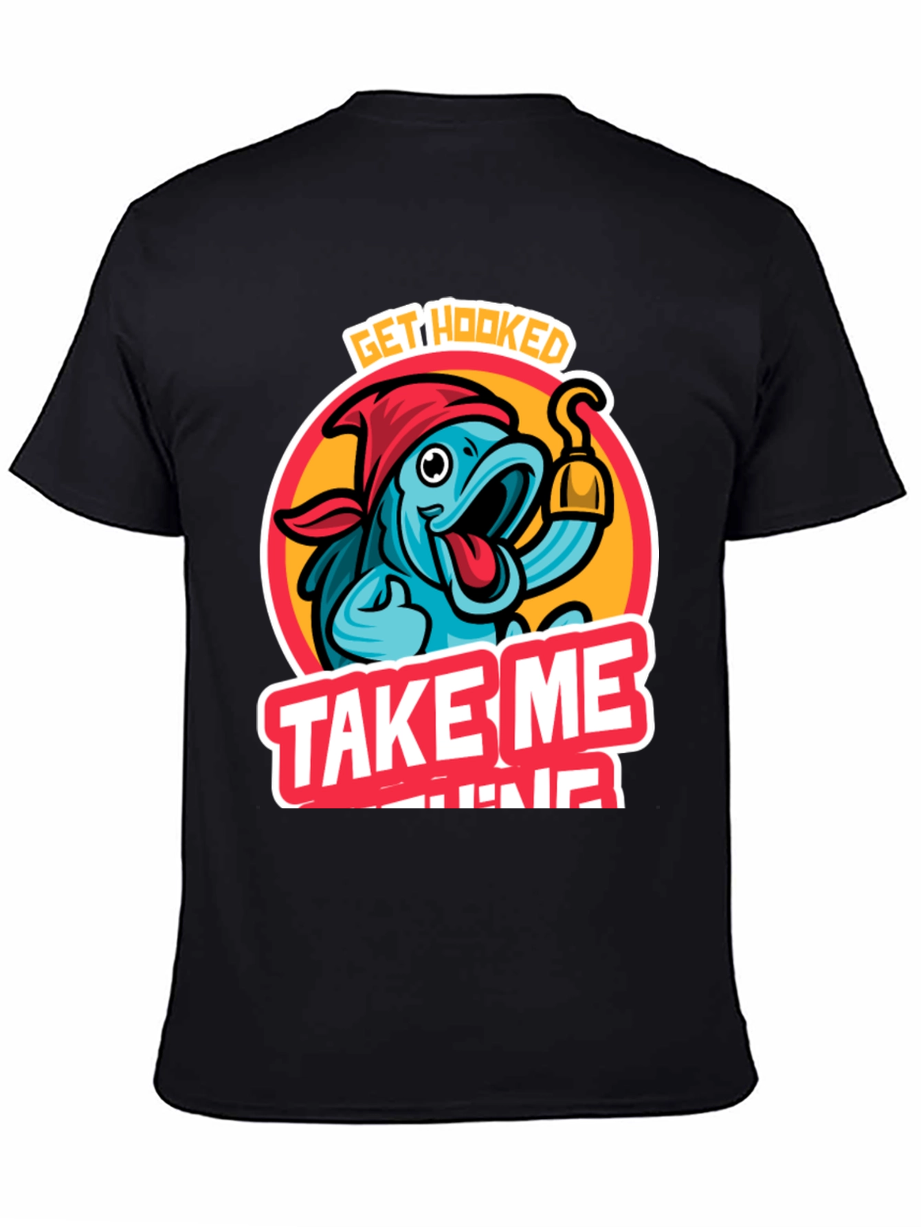 Camiseta Hombre Llévame a Pescar