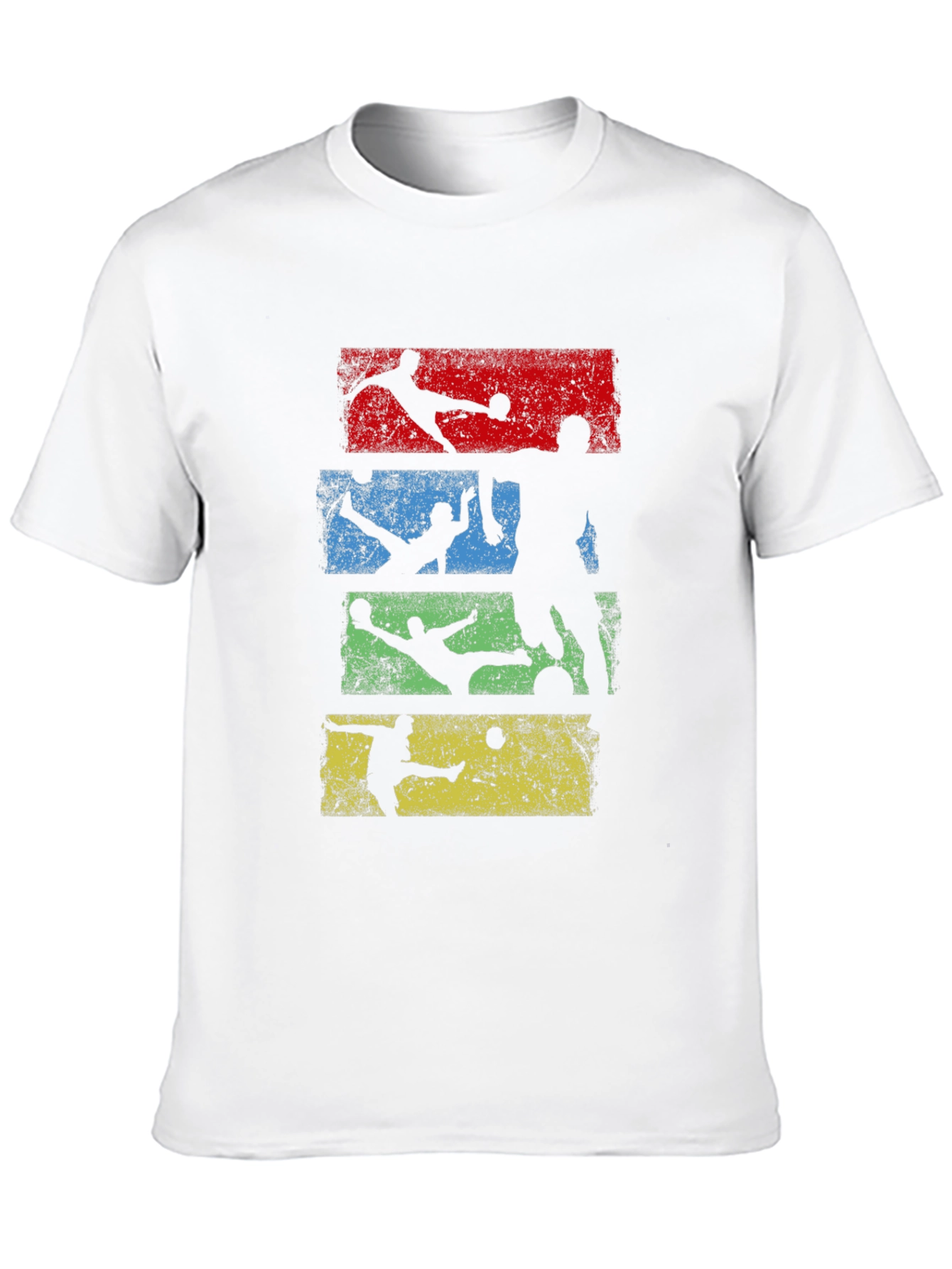 Camiseta Hombre Diseño Retro Fútbol