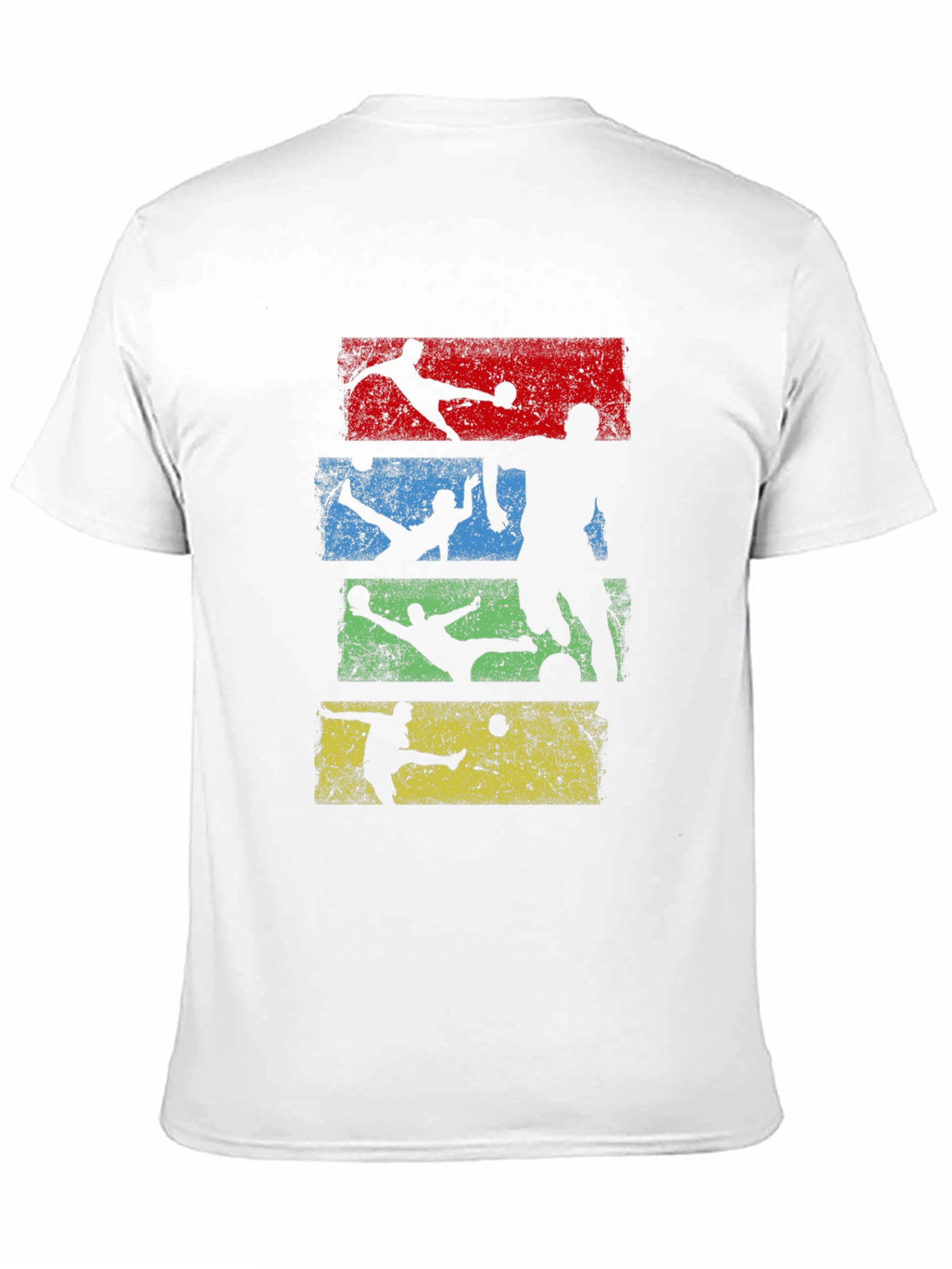 Camiseta Hombre Diseño Retro Fútbol