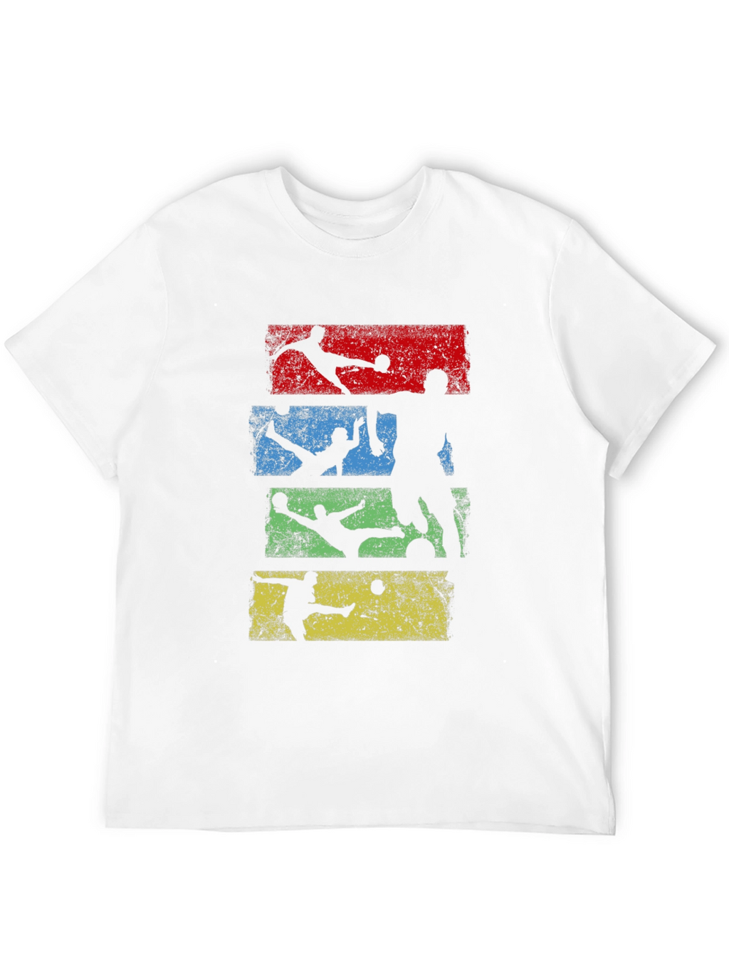 Camiseta Hombre Diseño Retro Fútbol