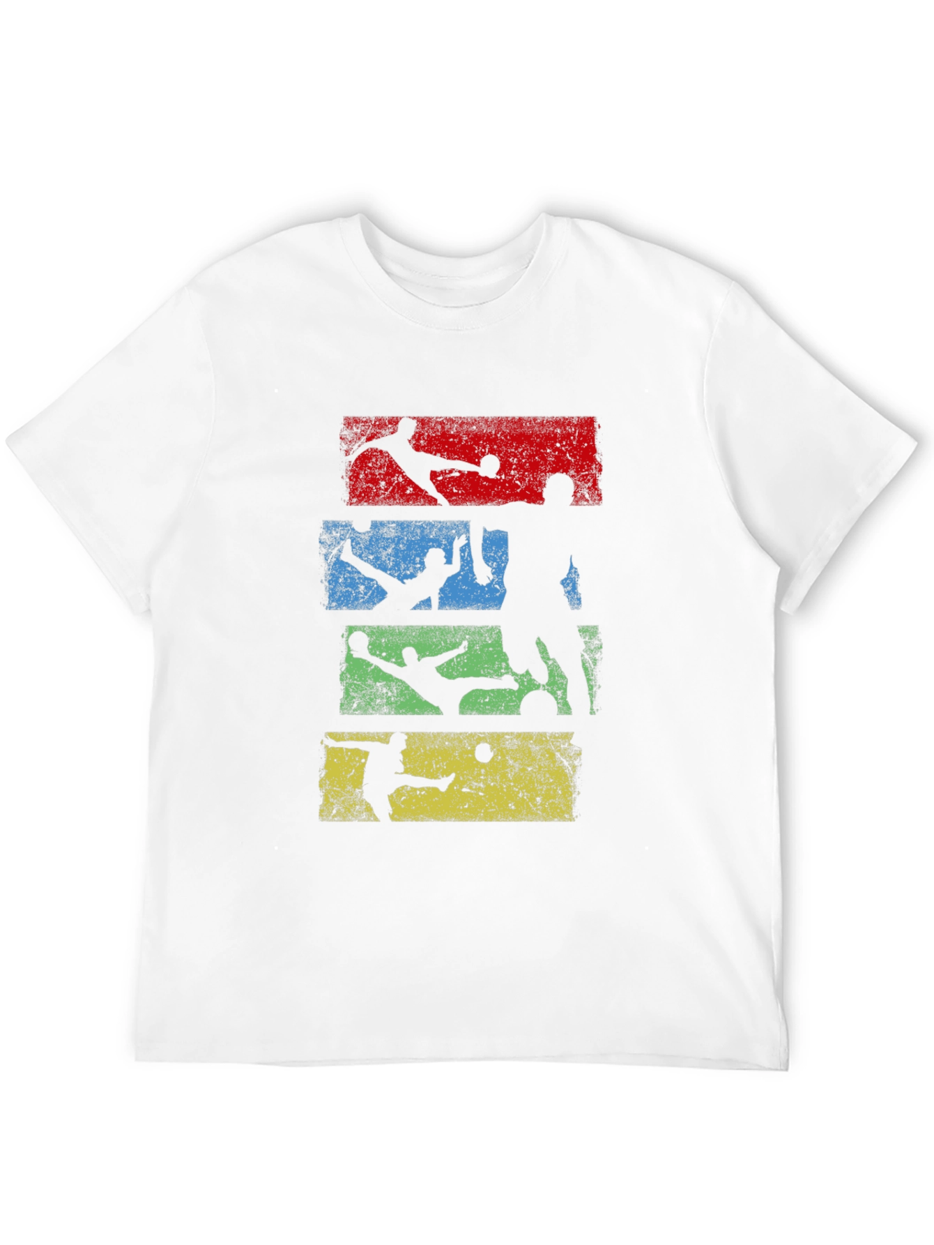 Camiseta Hombre Diseño Retro Fútbol