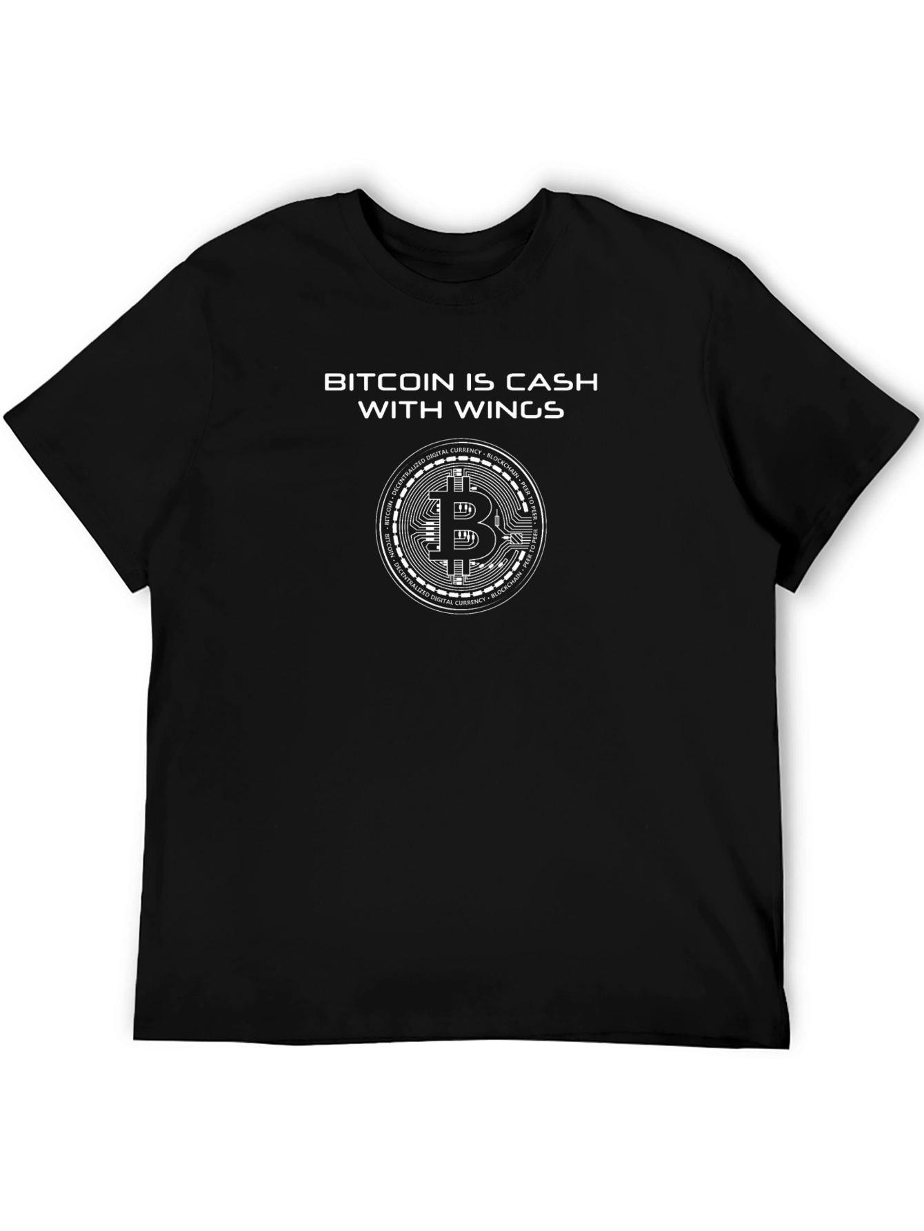 Camiseta Bitcoin: Efectivo con Alas - Crypto