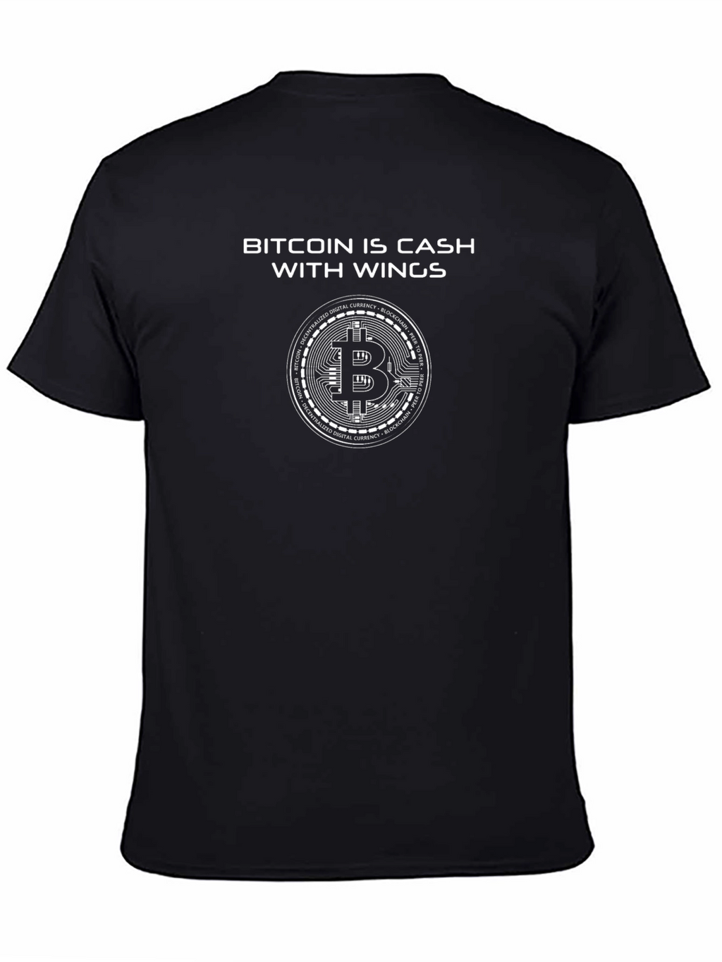 Camiseta Bitcoin: Efectivo con Alas - Crypto