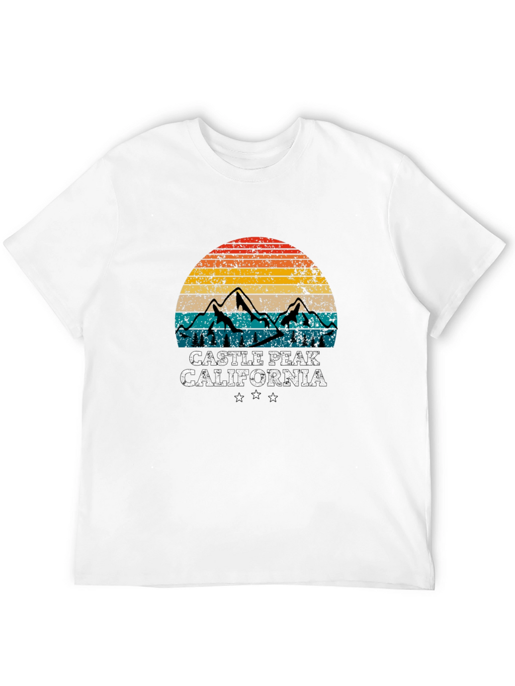 Camiseta Negra Castle Peak California