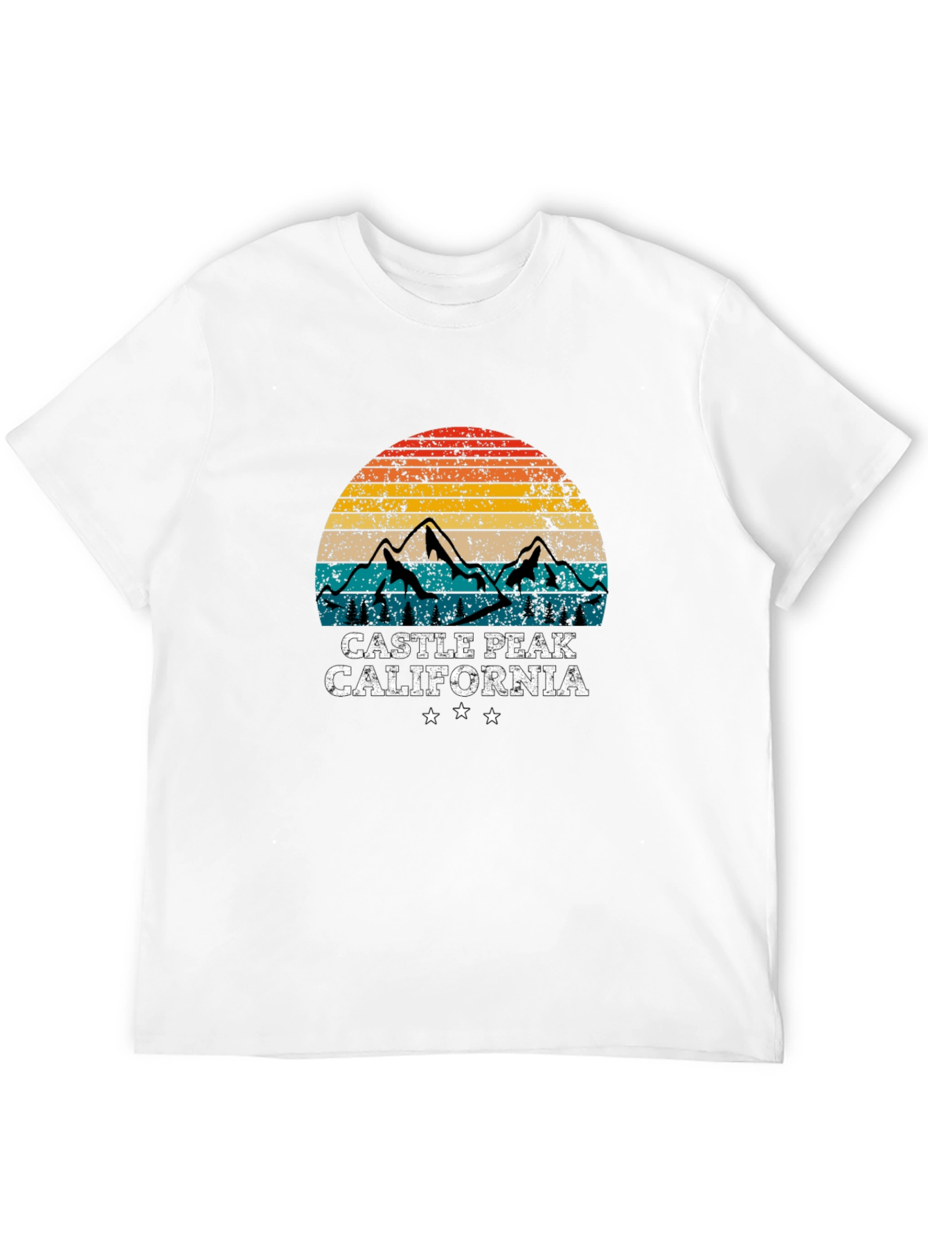 Camiseta Negra Castle Peak California
