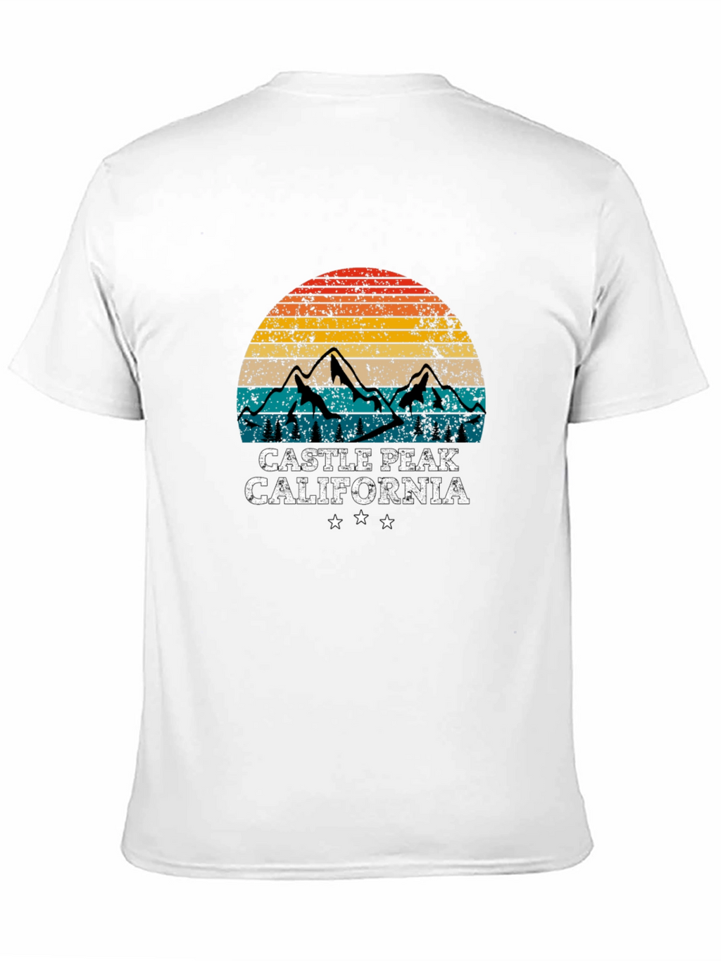 Camiseta Negra Castle Peak California