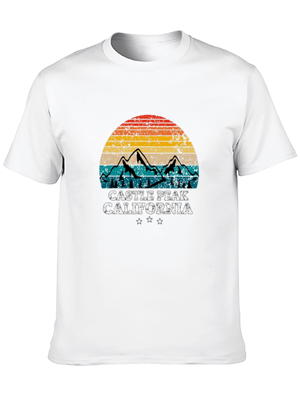 Camiseta Negra Castle Peak California