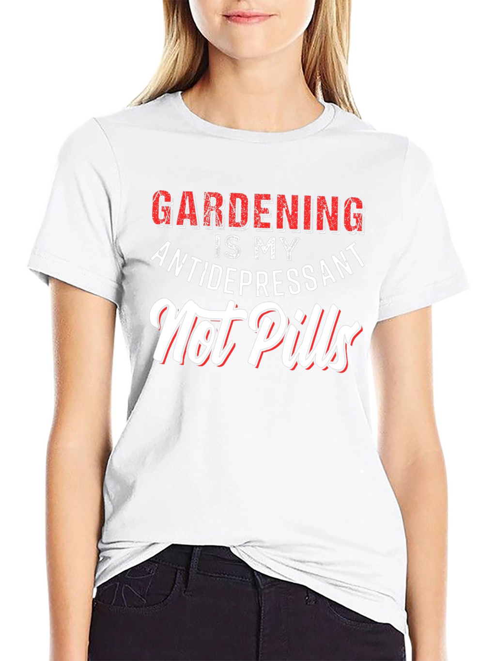 Camiseta Jardinería Antidepresivo - Estilo Casual