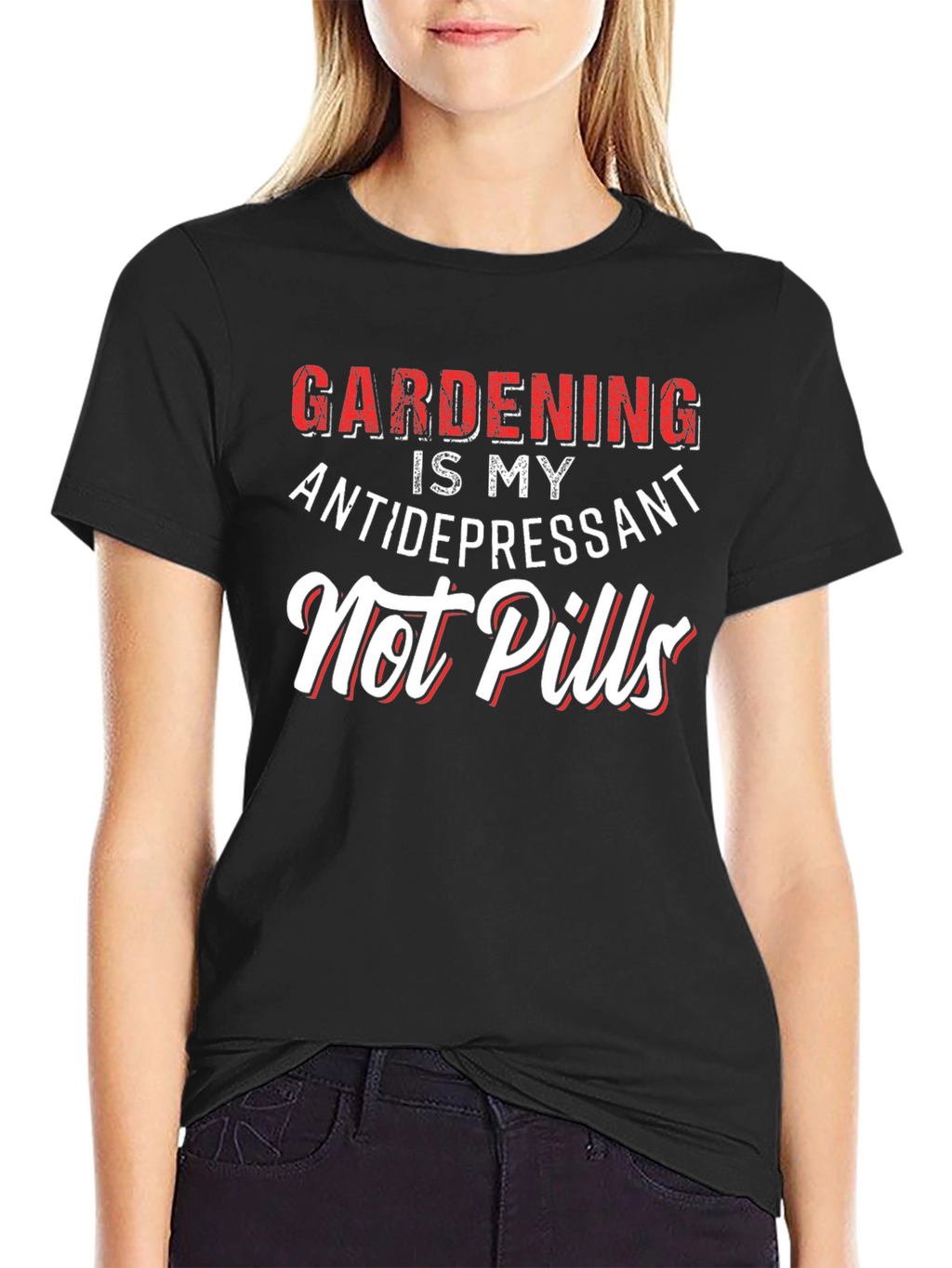 Camiseta Jardinería Antidepresivo - Estilo Casual