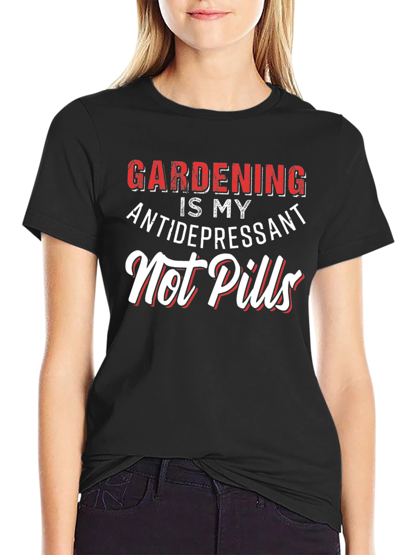 Camiseta Jardinería Antidepresivo - Estilo Casual