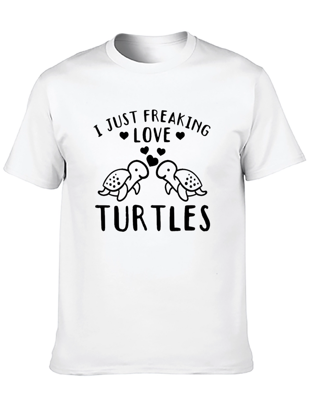 Camiseta Negra Amo las Tortugas