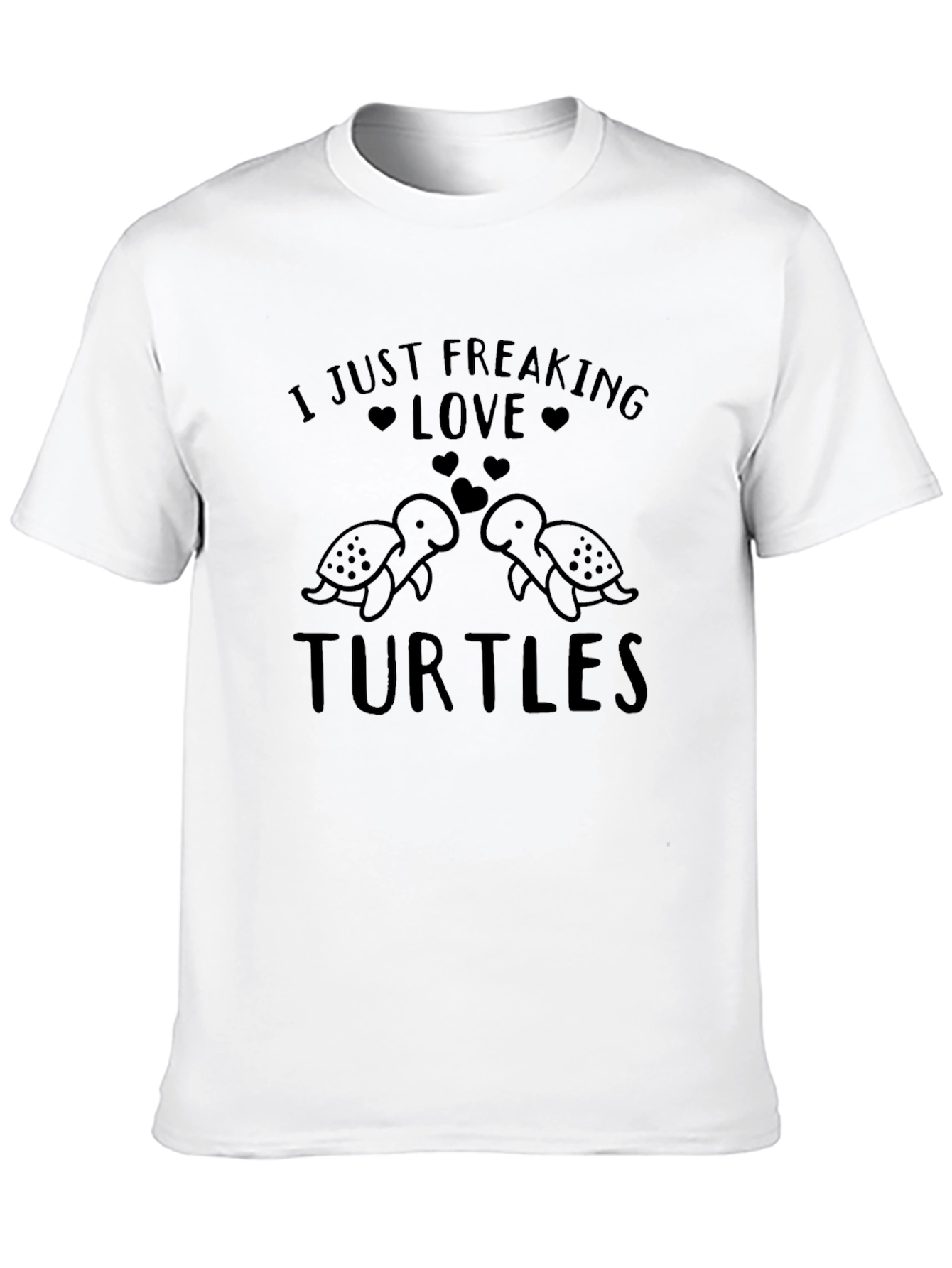 Camiseta Negra Amo las Tortugas