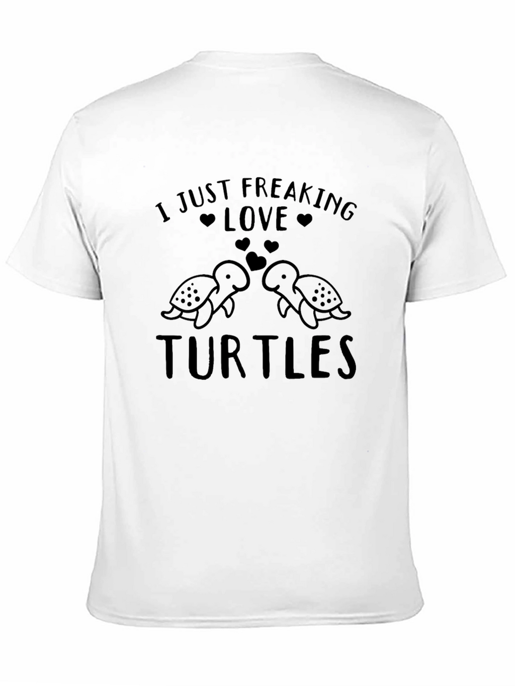 Camiseta Negra Amo las Tortugas