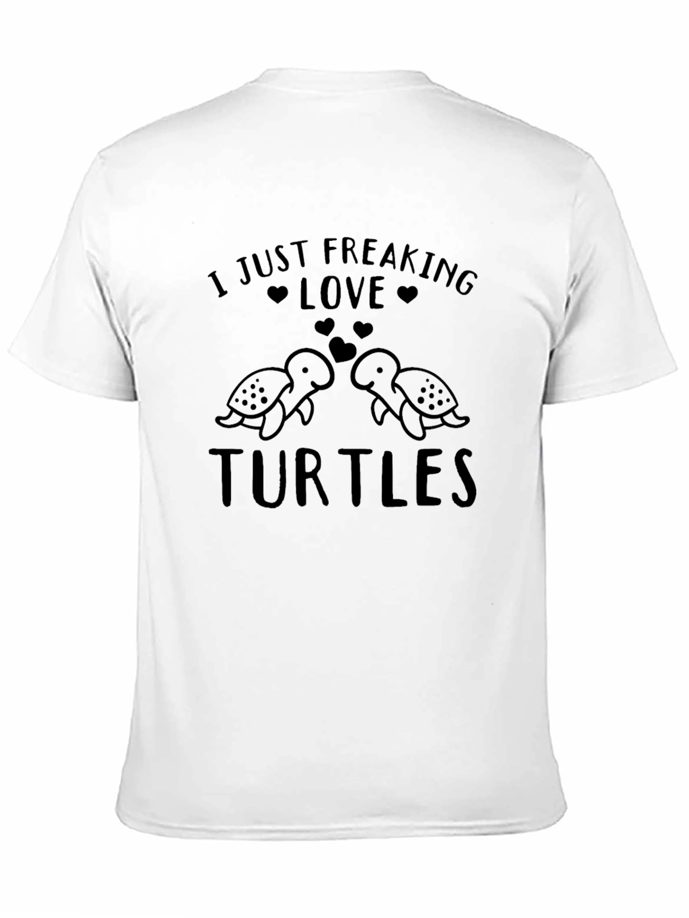 Camiseta Negra Amo las Tortugas