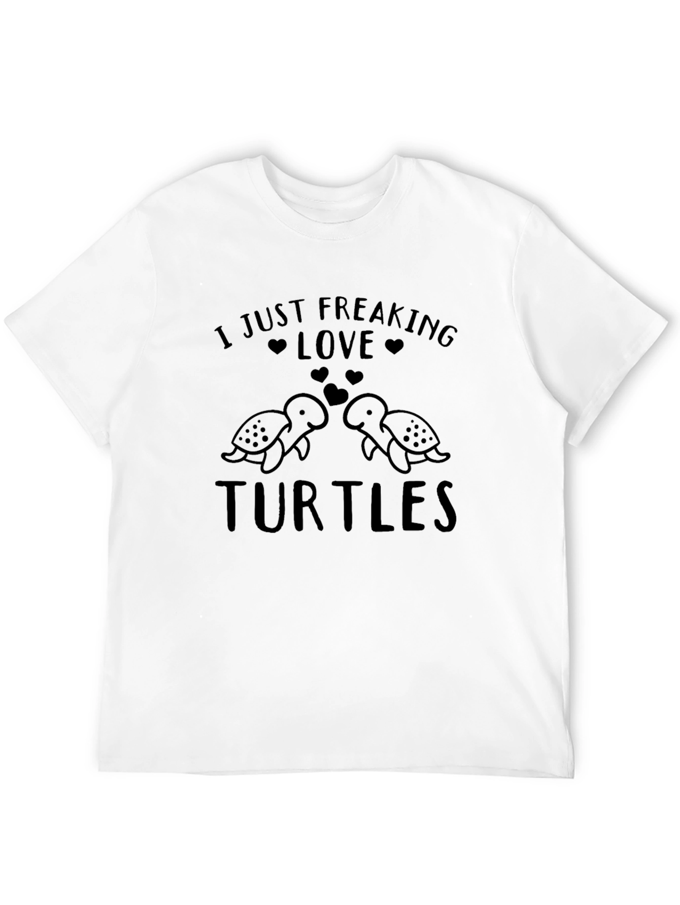 Camiseta Negra Amo las Tortugas