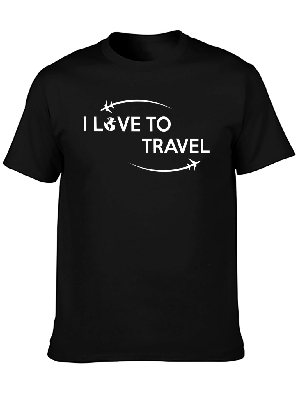 Camiseta Negra Amo Viajar