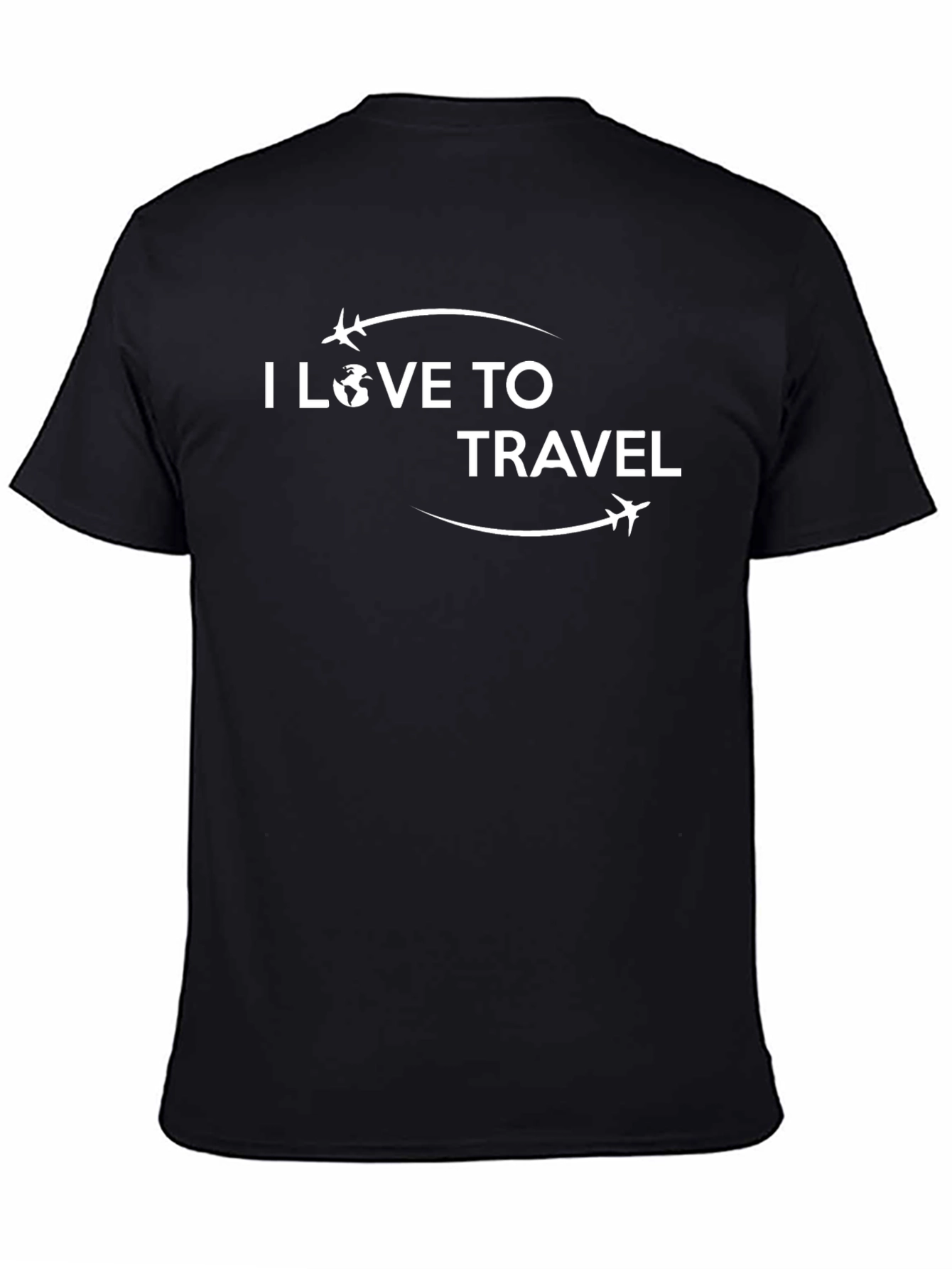 Camiseta Negra Amo Viajar