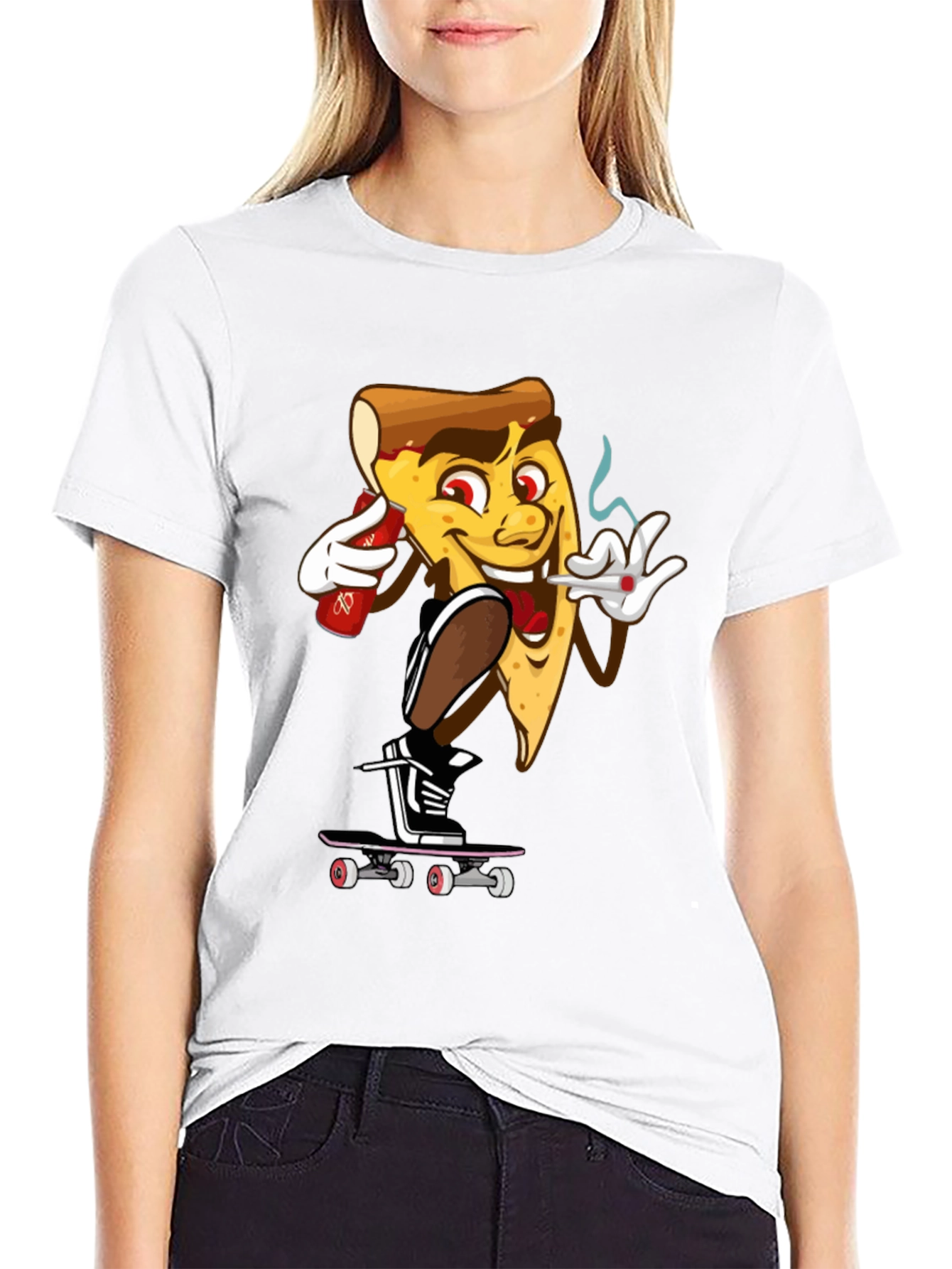 Camiseta Hombre Pizza Skater