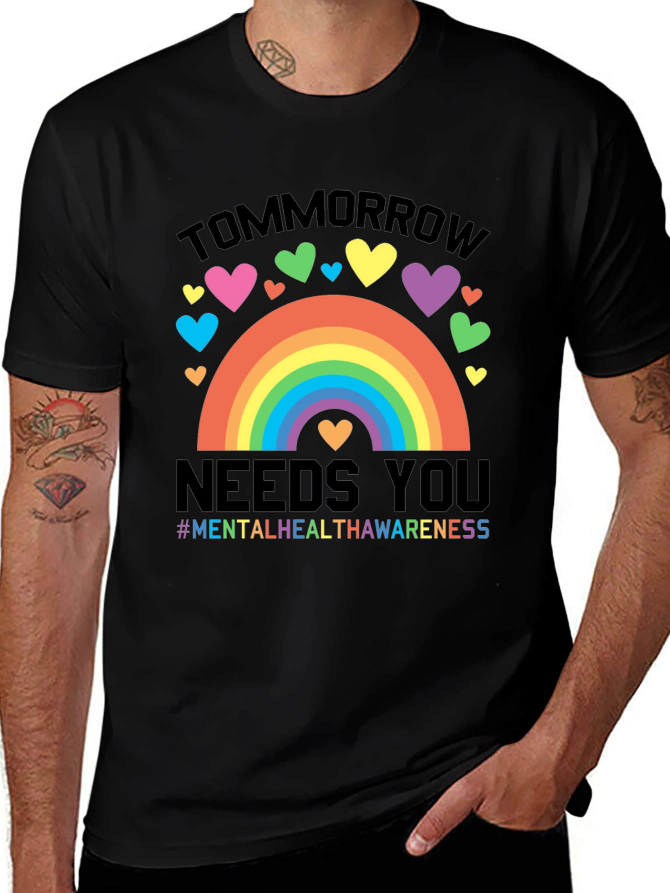 Camiseta de Concienciación Sobre la Salud Mental