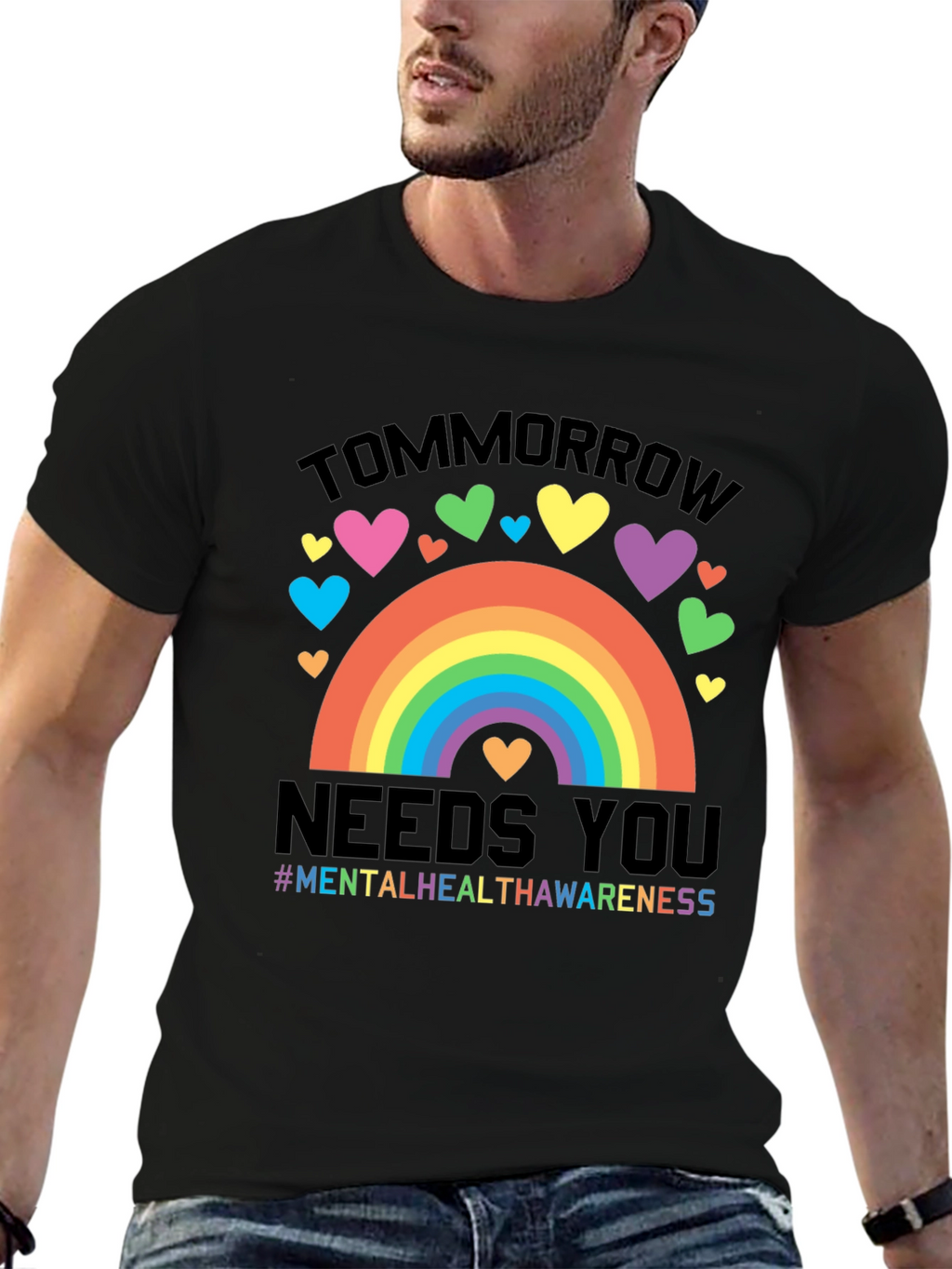 Camiseta de Concienciación Sobre la Salud Mental