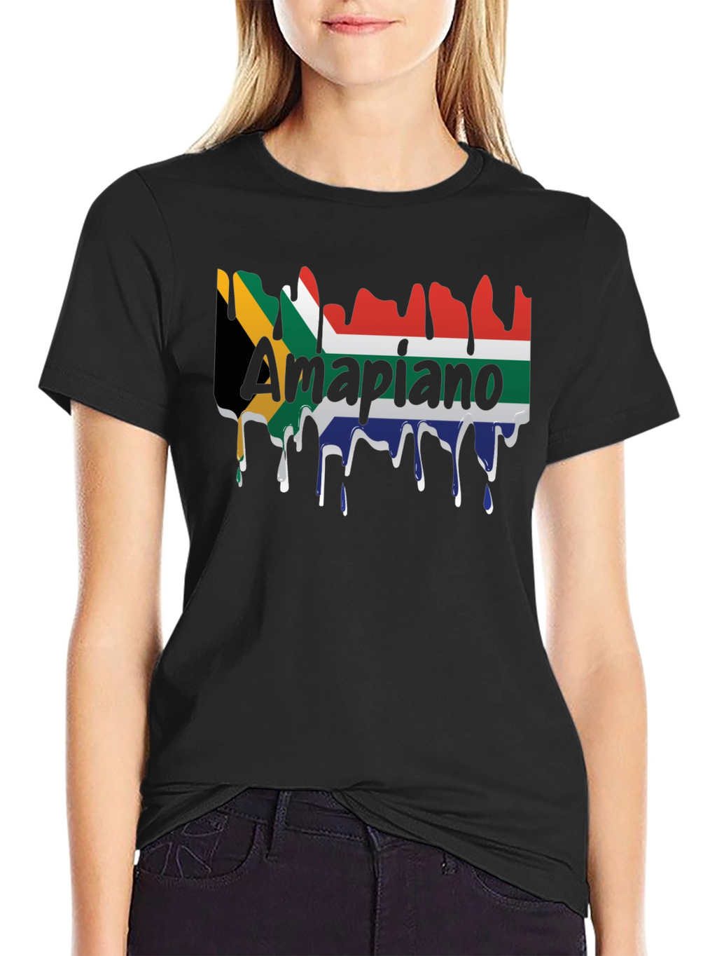 Camiseta Negra Amapiano Sudáfrica