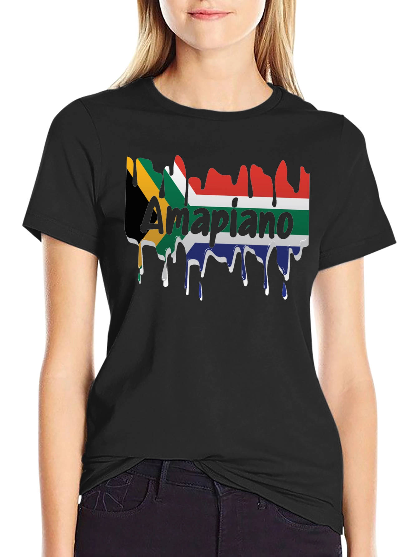 Camiseta Negra Amapiano Sudáfrica