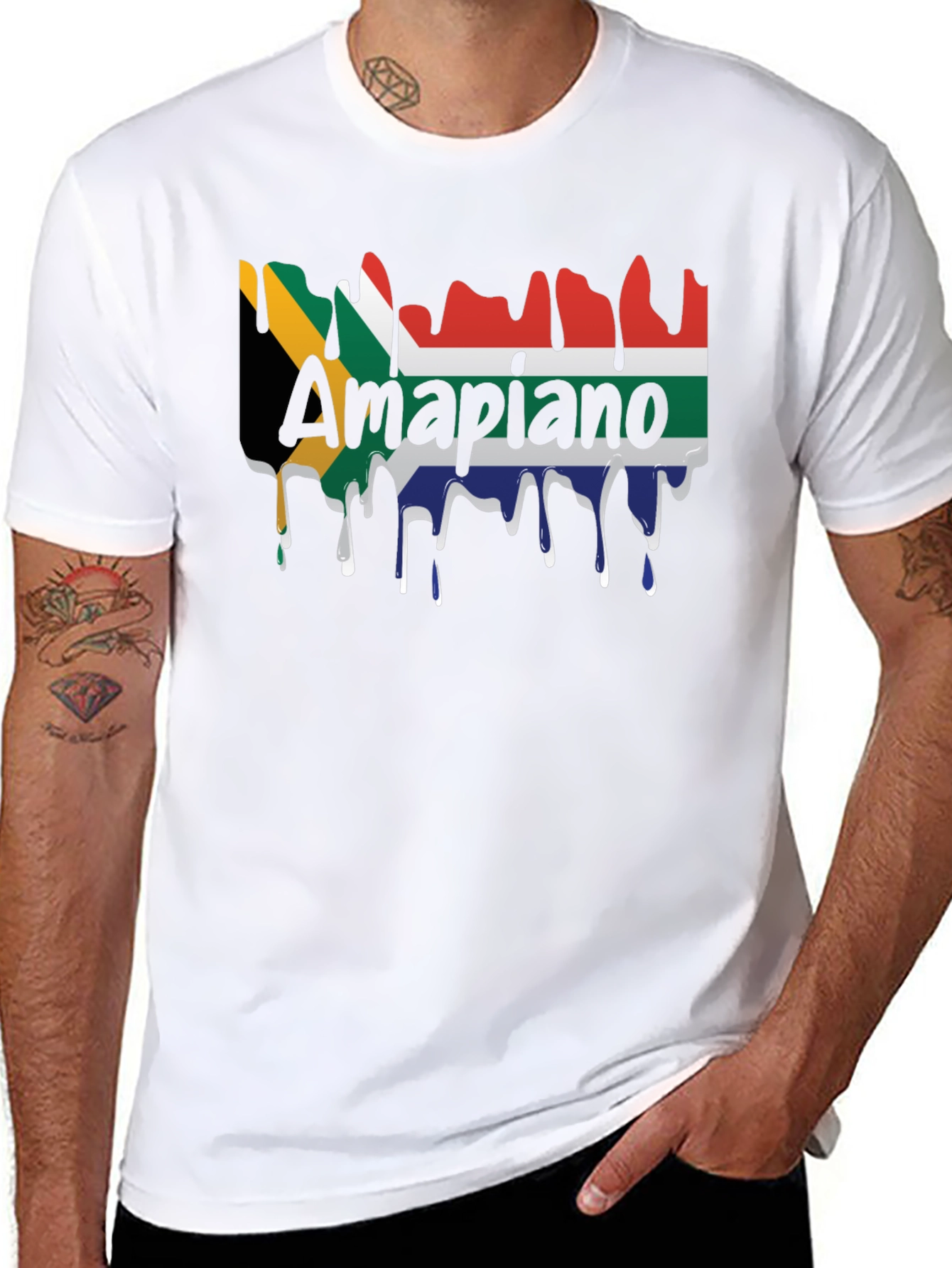 Camiseta Negra Amapiano Sudáfrica