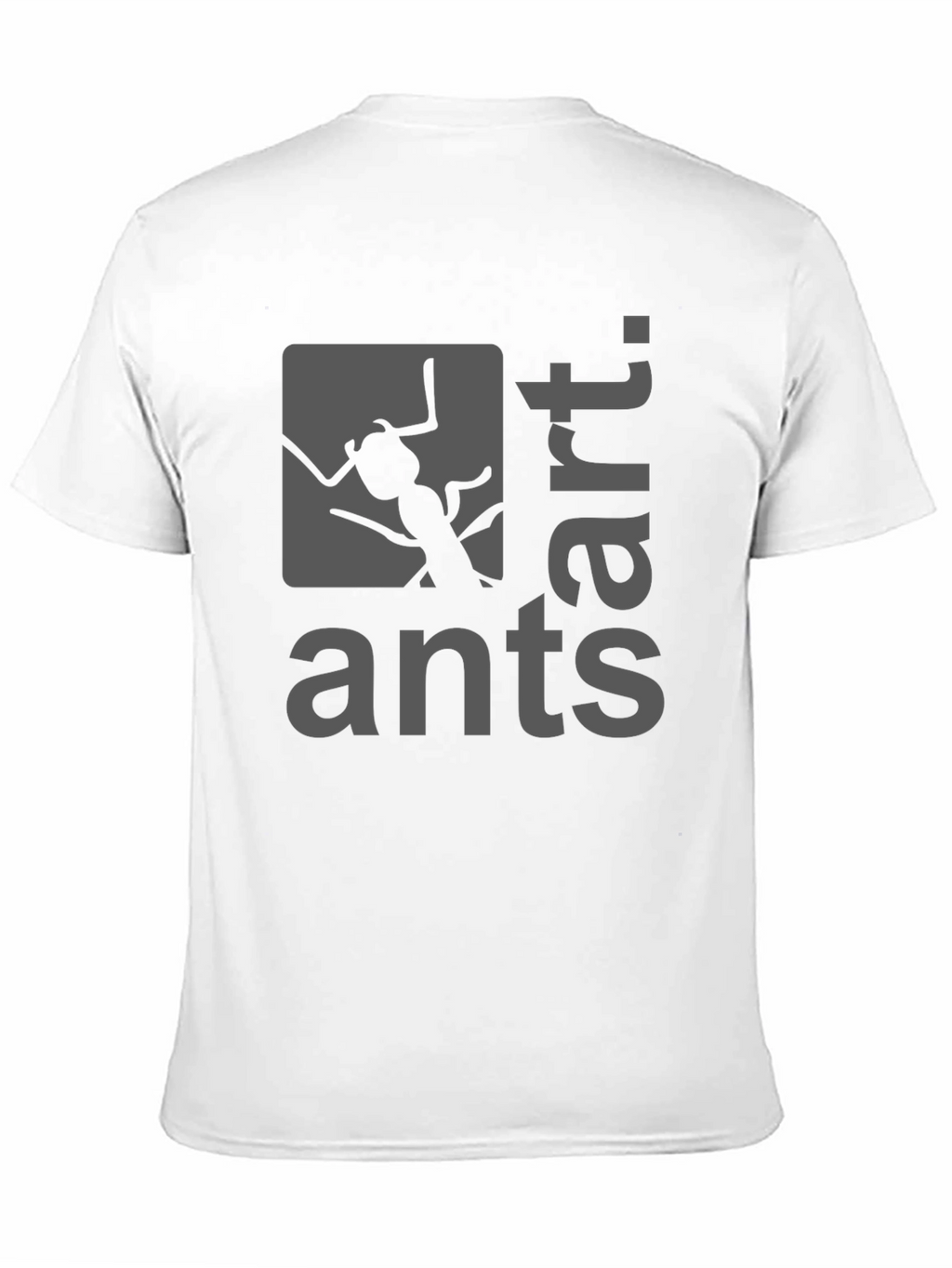 Camiseta Negra con Diseño Ants Art