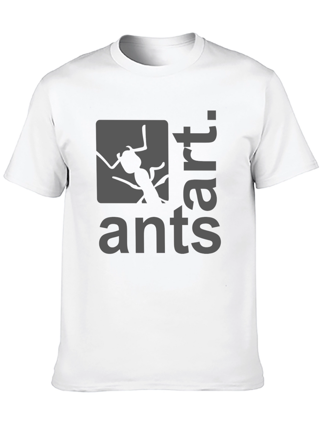 Camiseta Negra con Diseño Ants Art