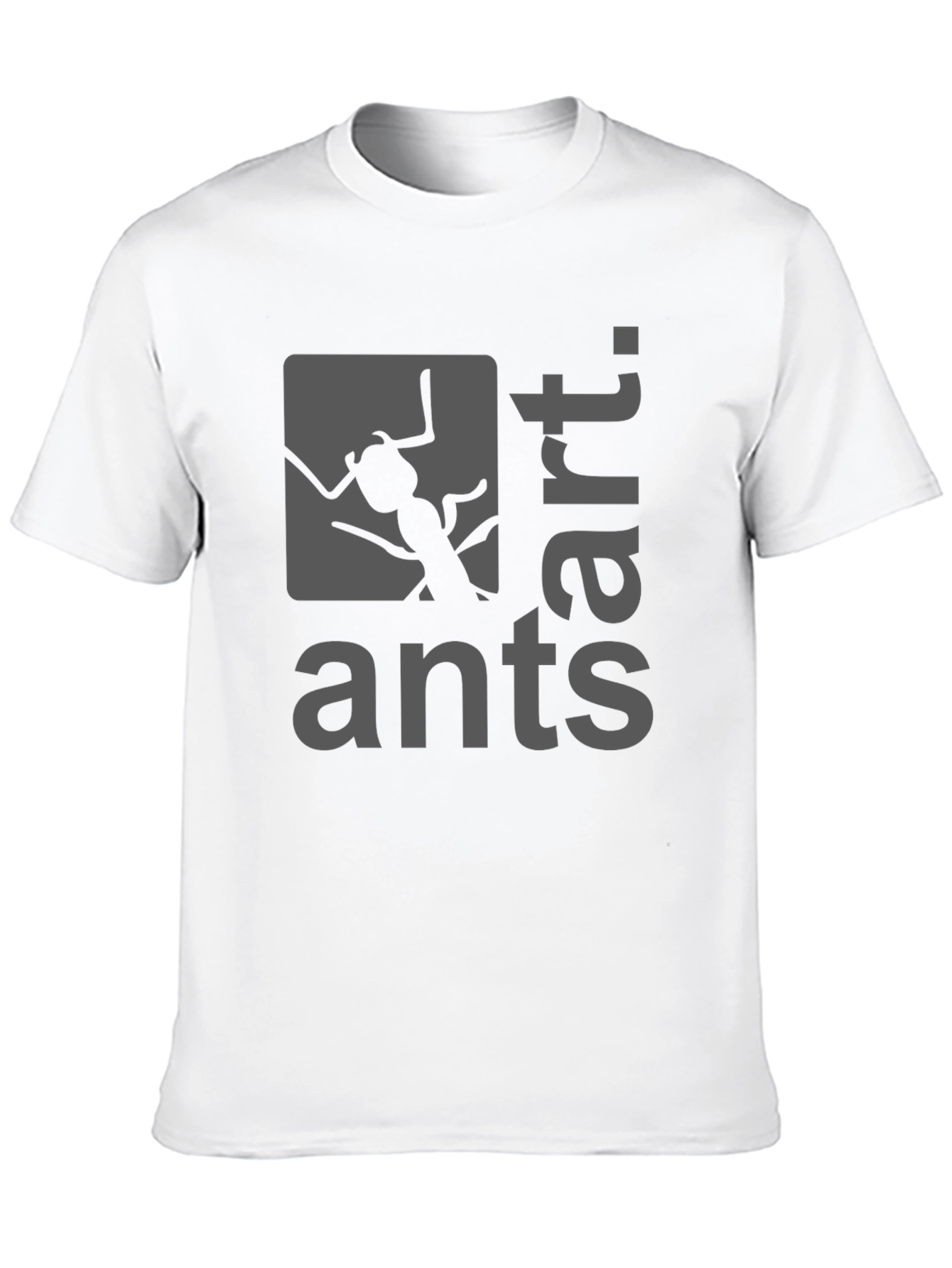 Camiseta Negra con Diseño Ants Art